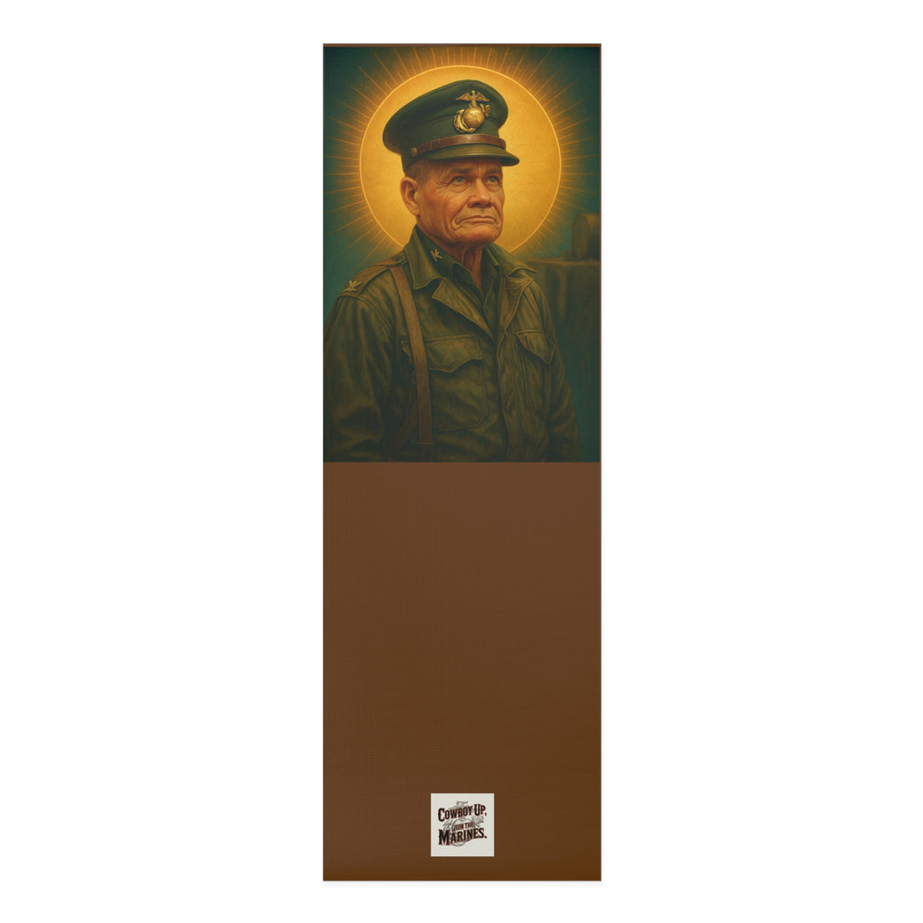 Inspirational Foam Yoga Mat for Mindfulness & Wellness