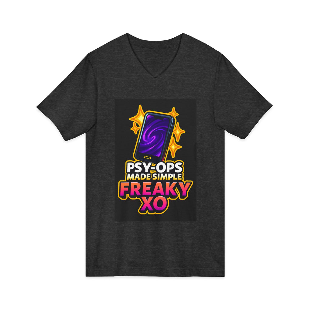 Unisex Jersey Short Sleeve V-Neck Tee