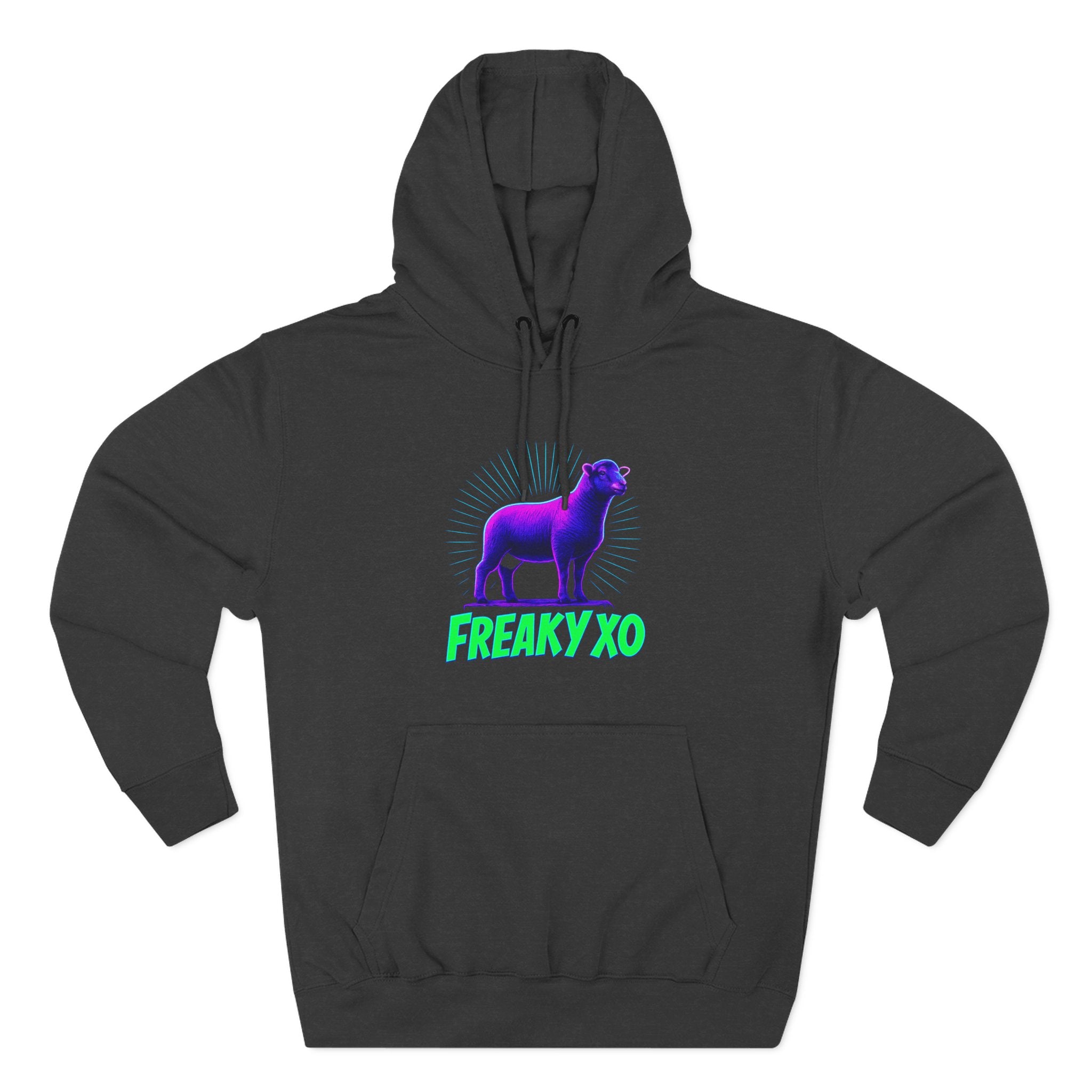 Freaky XO Two-Sided Hoodie - Cozy & Quirky Style for Fun Lovers