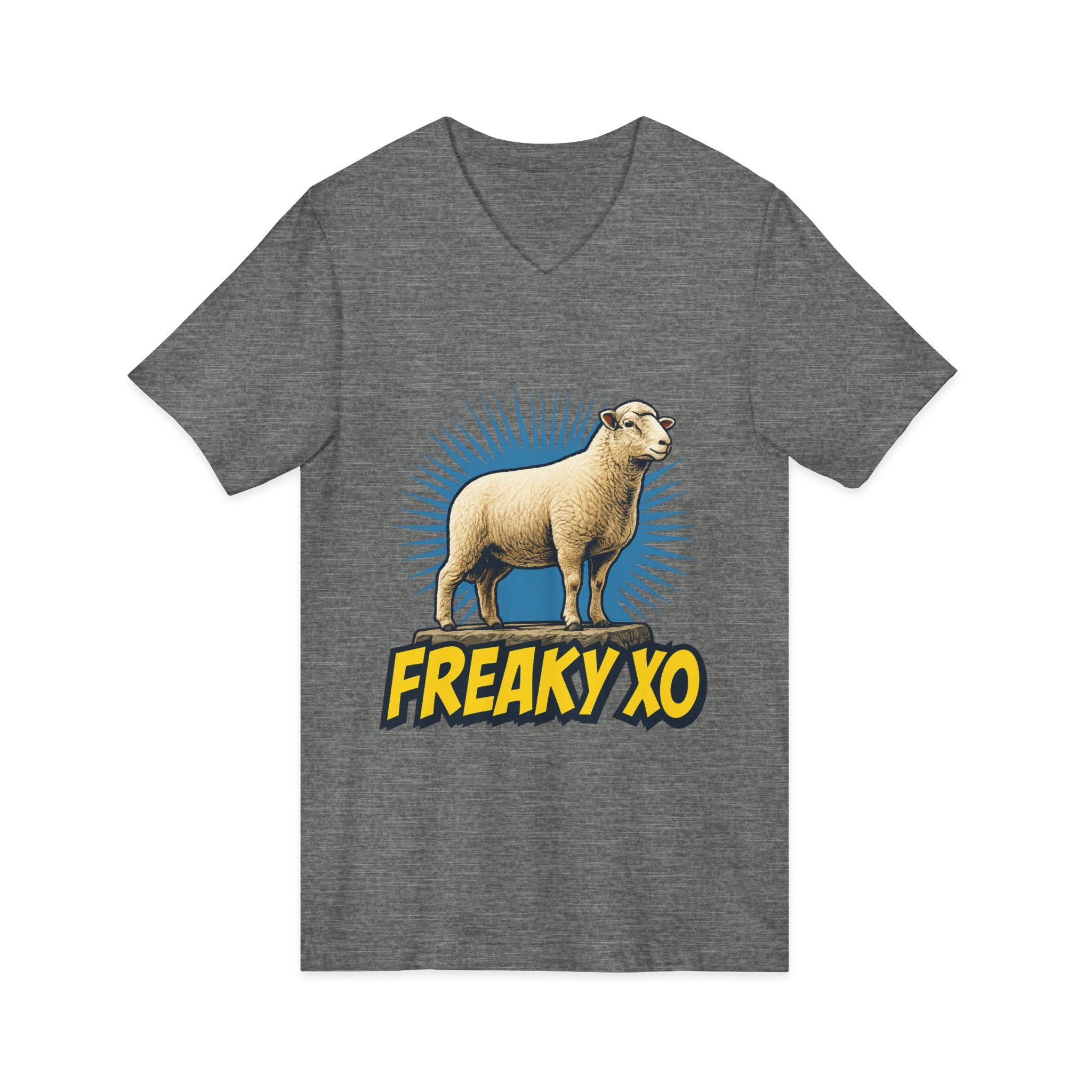 Unisex Jersey Short Sleeve V-Neck Tee