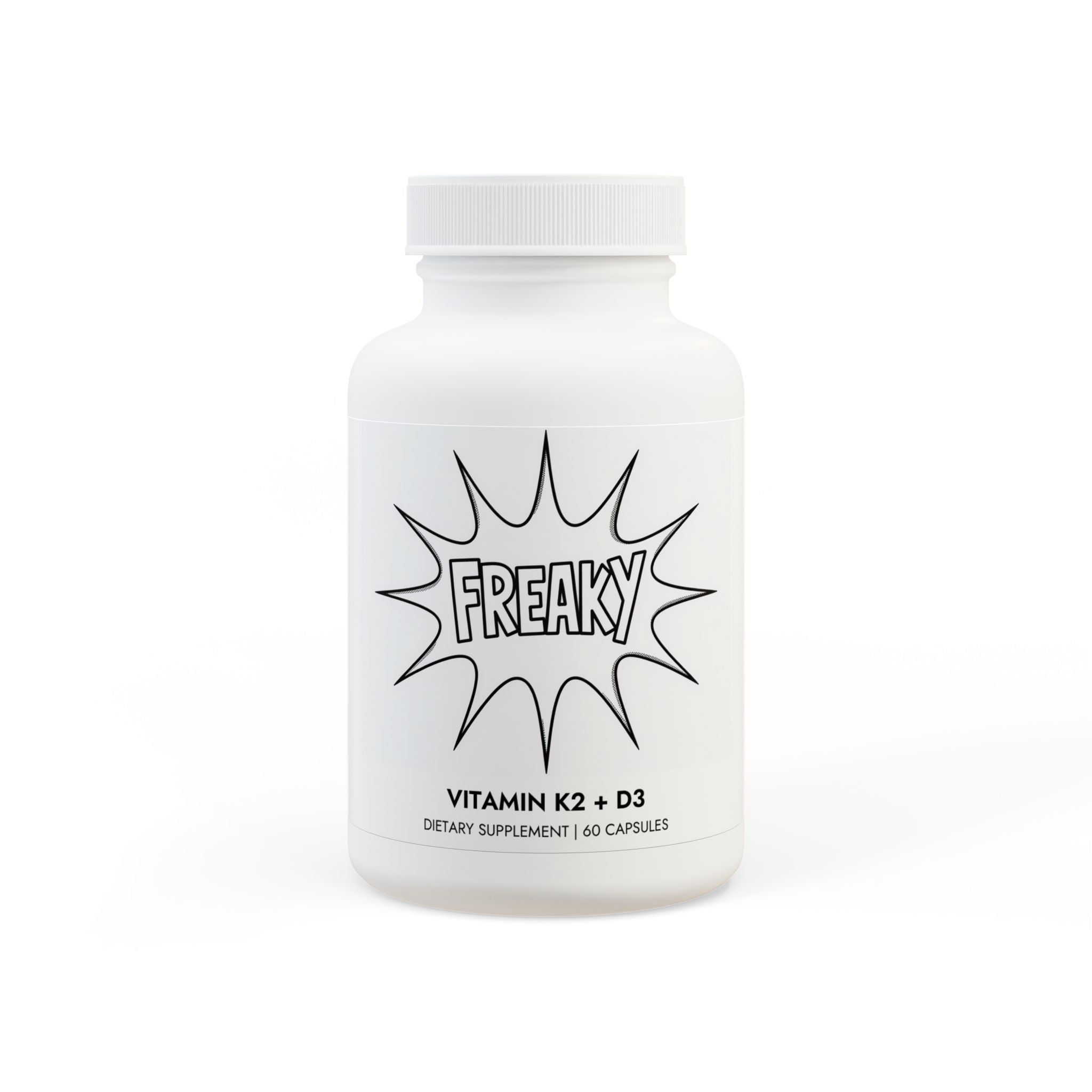 Vitamin K2 + D3 Supplement (60 Capsules)