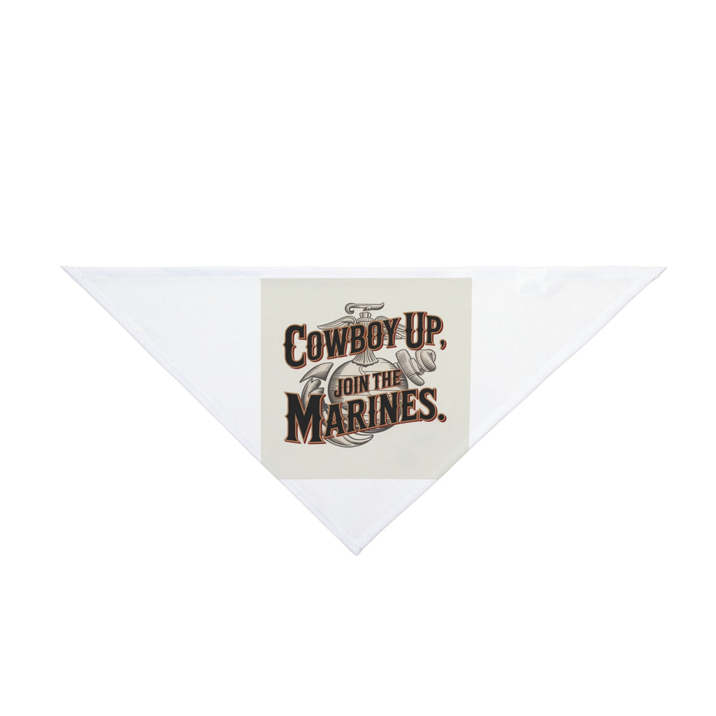 Cowboy Up Pet Bandana for Proud Marine Owners