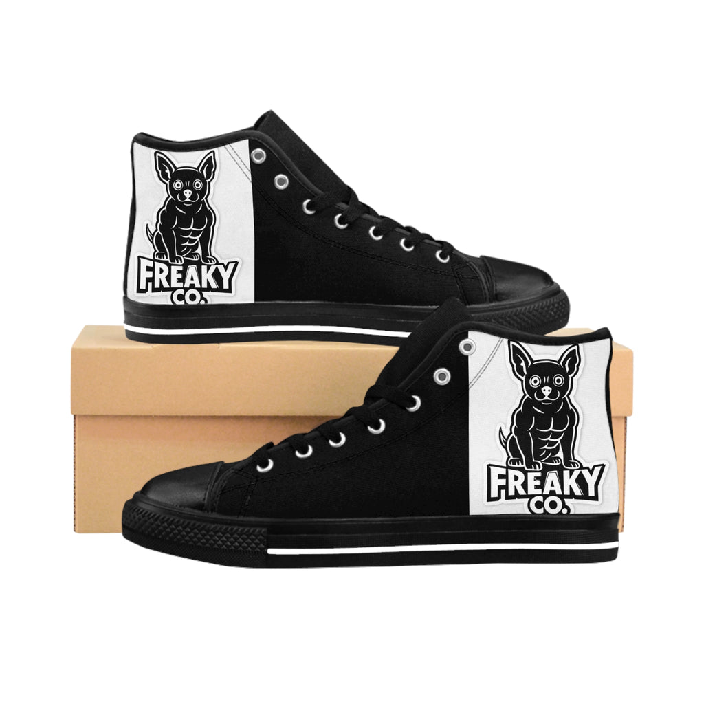 Freaky Co. High-Top Sneakers - Unisex Trendy Casual Footwear