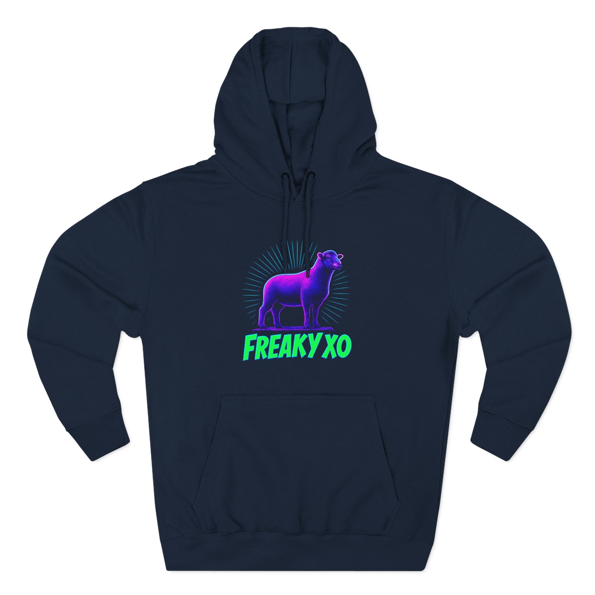 Freaky XO Two-Sided Hoodie - Cozy & Quirky Style for Fun Lovers