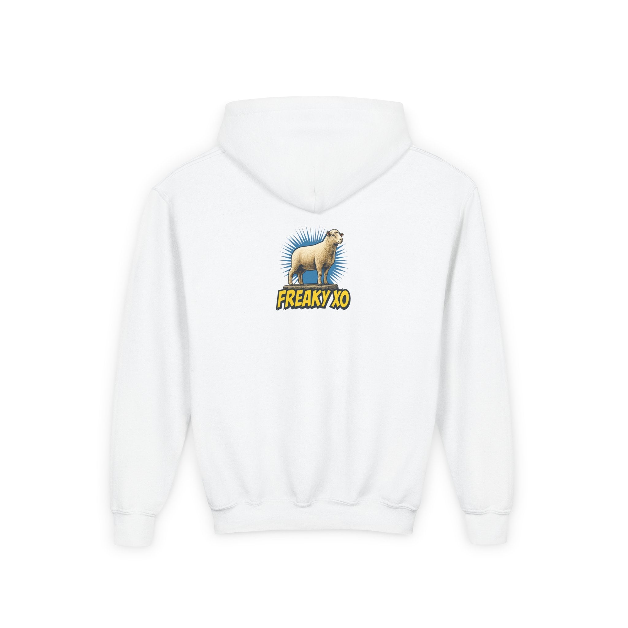 Kids Robot Disco Hoodie — 'Freaky Ko' Back Logo Youth Sweatshirt