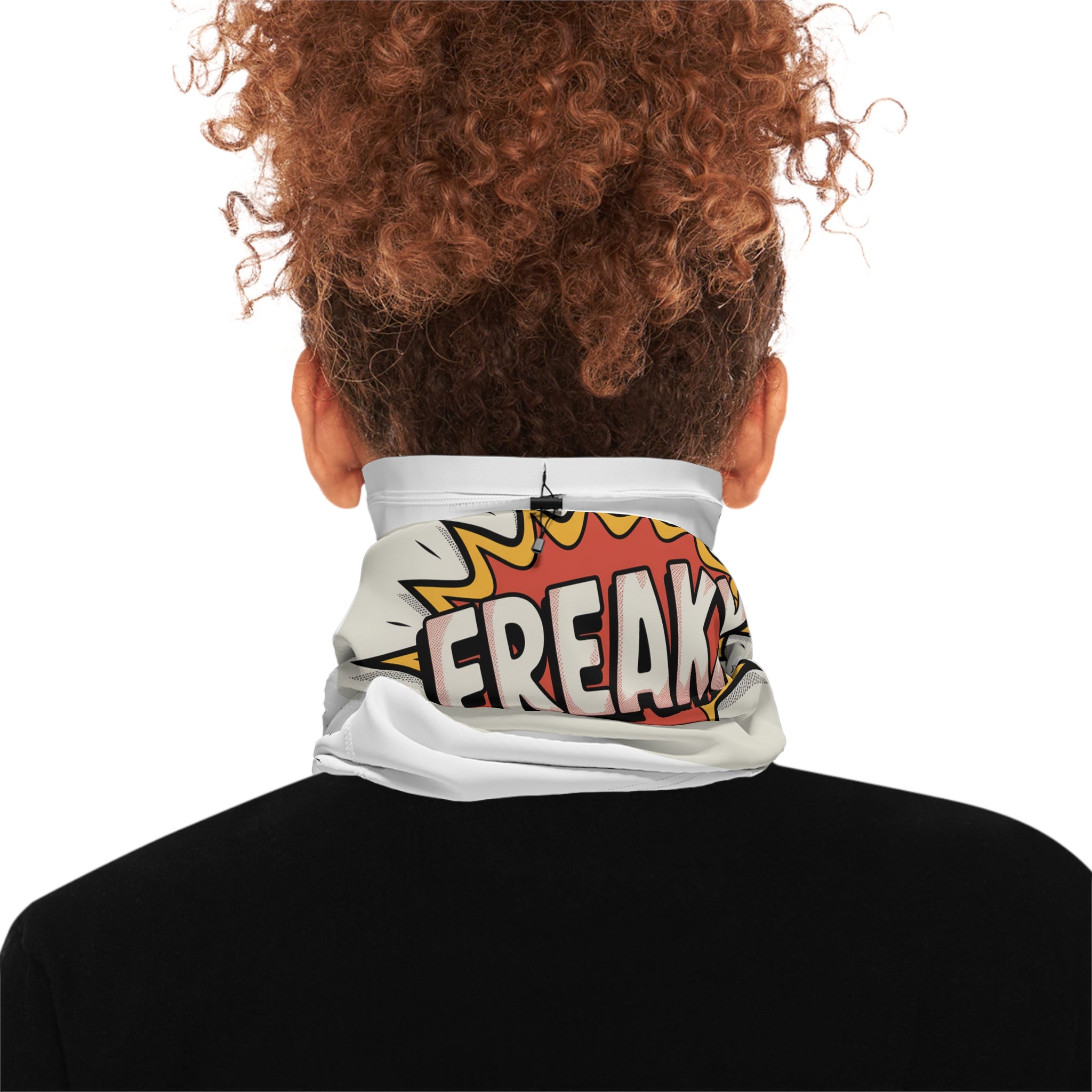 Winter Neck Gaiter with Drawstring - Versatile Cold Weather Accessory