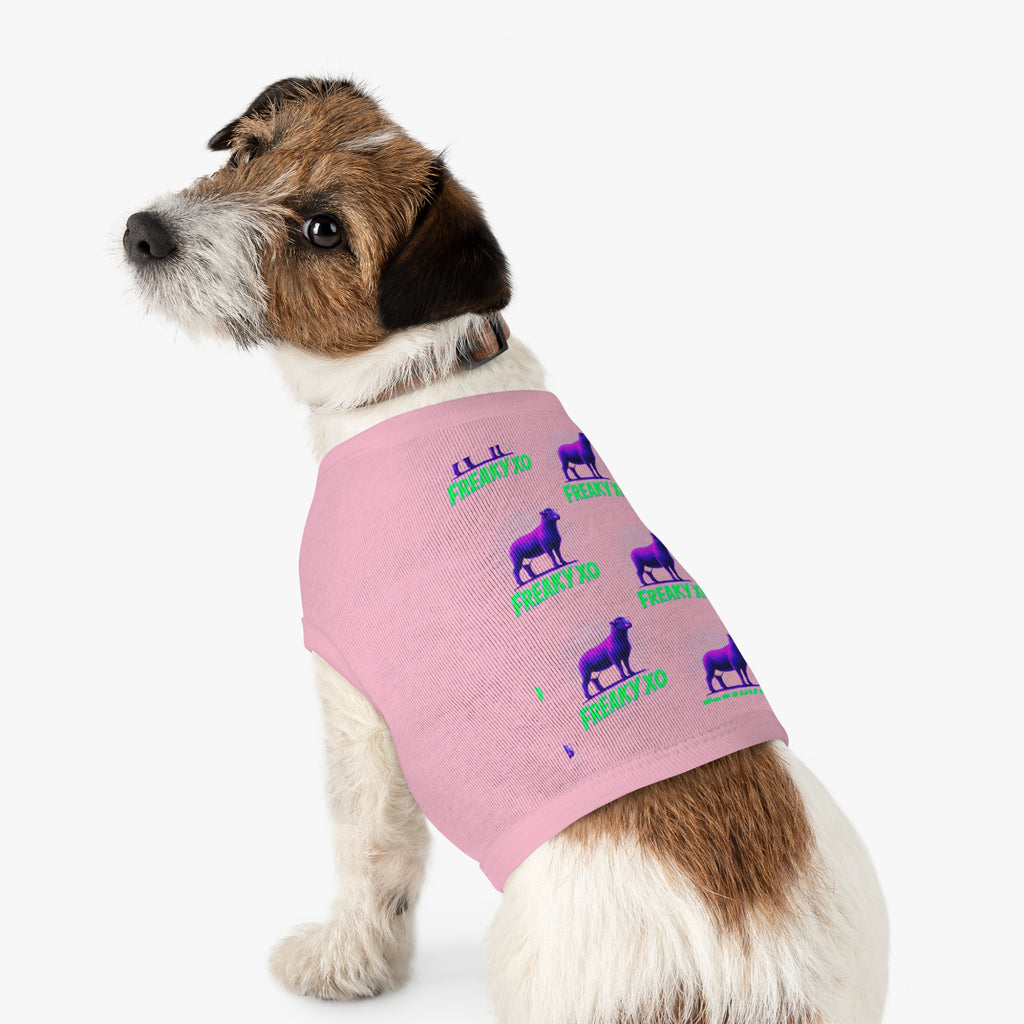 Freaky XO Pet Tank Top - Vibrant Neon Design for Stylish Pets