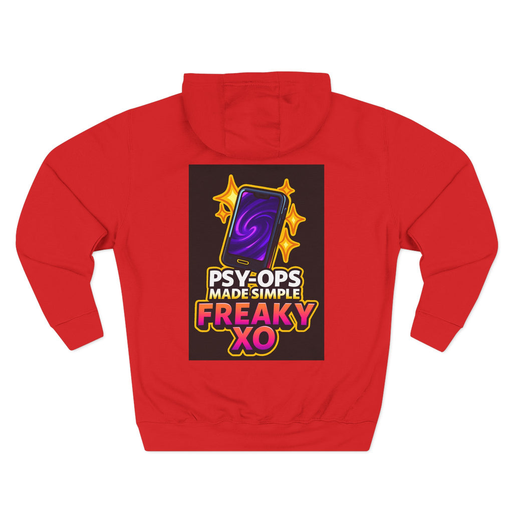 Freaky XO Two-Sided Hoodie - Cozy & Quirky Style for Fun Lovers