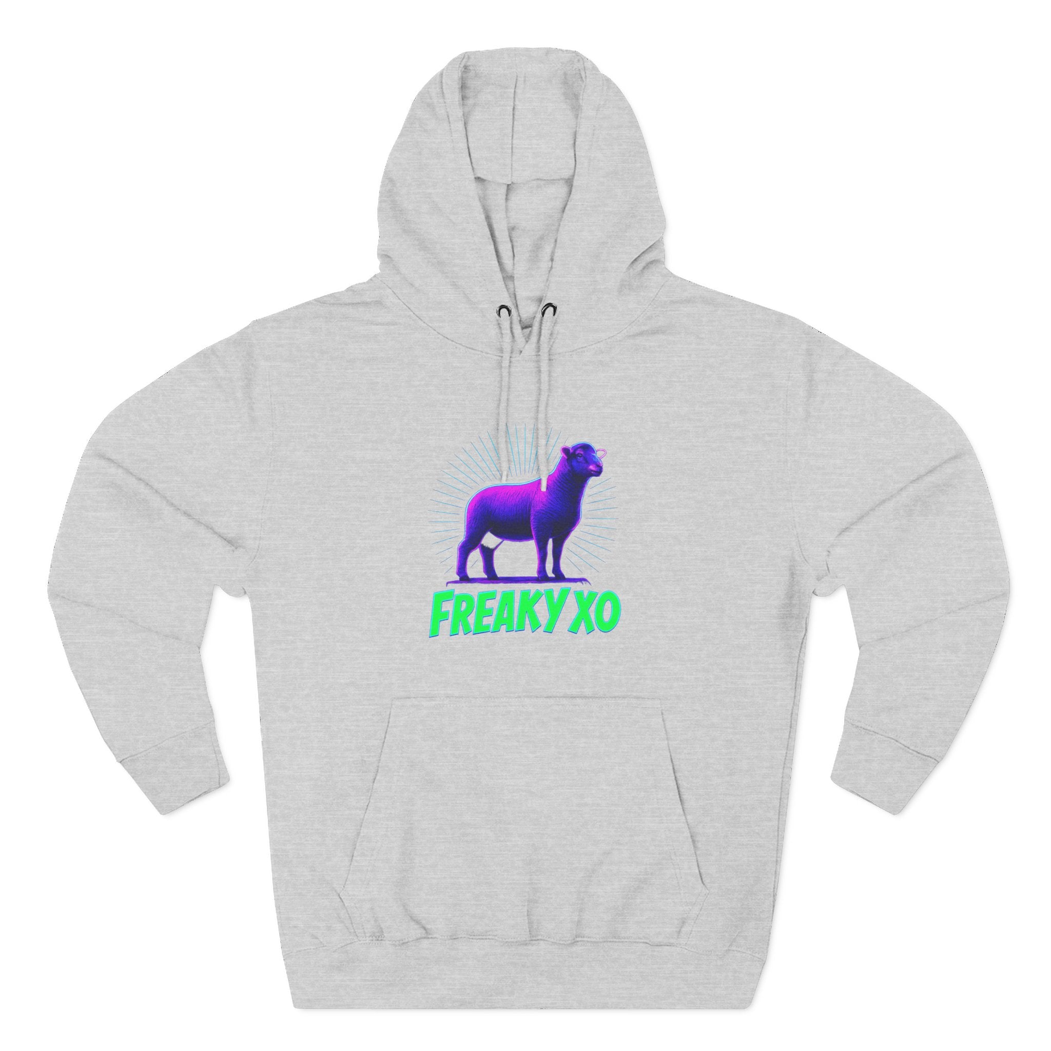 Freaky XO Two-Sided Hoodie - Cozy & Quirky Style for Fun Lovers