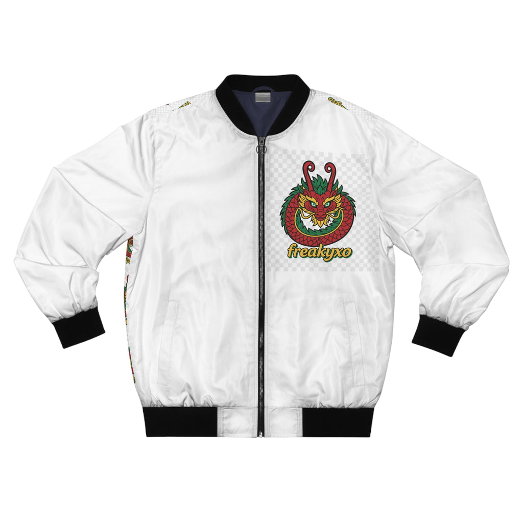 Freaky Fox Men's Bomber Jacket - Vibrant AOP Design