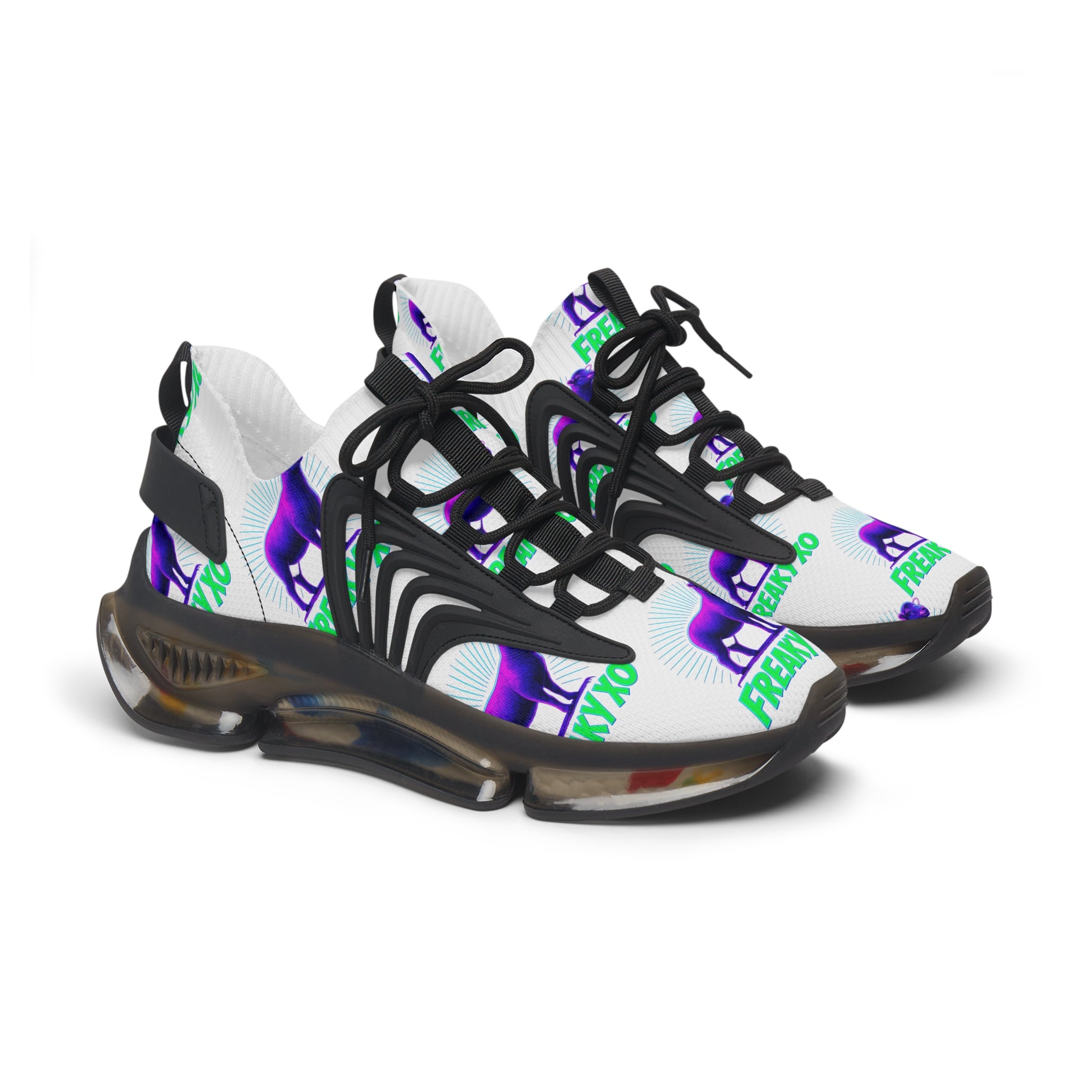 Funky Women's Mesh Sneakers - Trendy Lightweight Athletic Shoes for Everyday Style