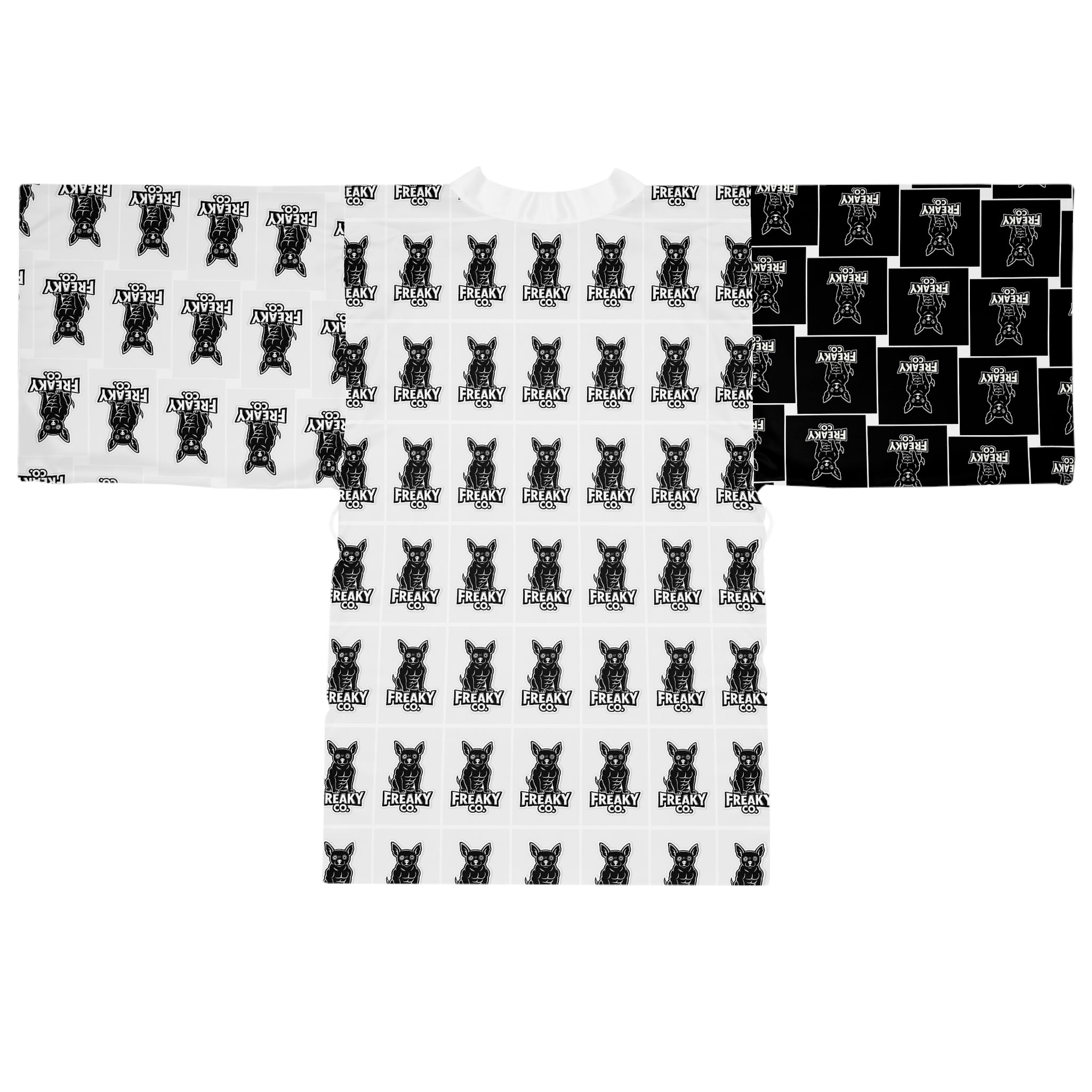 Stylish Long Sleeve Kimono Robe - Bold Wolf Legacy Design