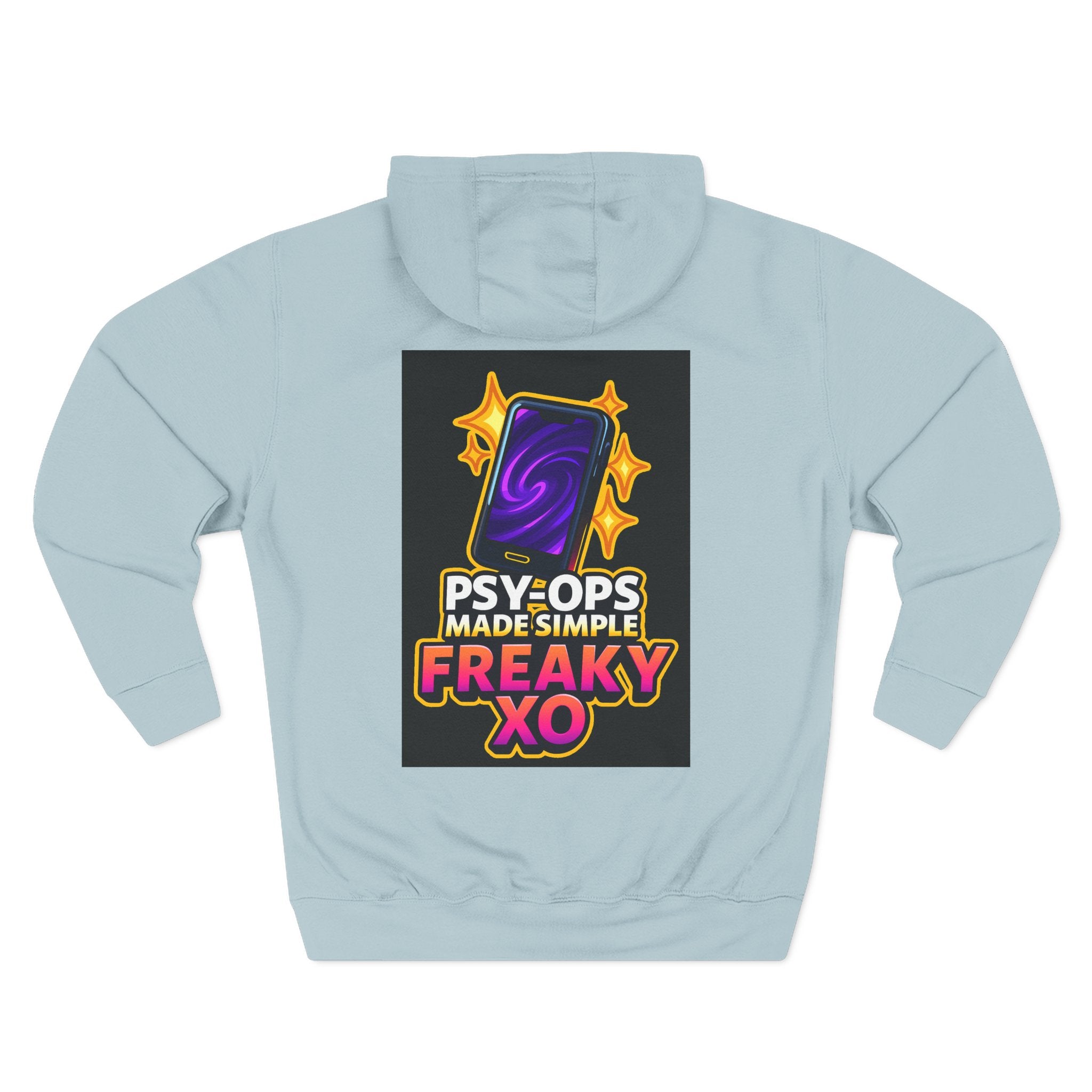 Freaky XO Two-Sided Hoodie - Cozy & Quirky Style for Fun Lovers
