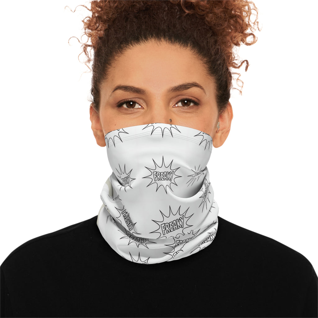 Winter Neck Gaiter with Drawstring - Versatile Cold Weather Accessory