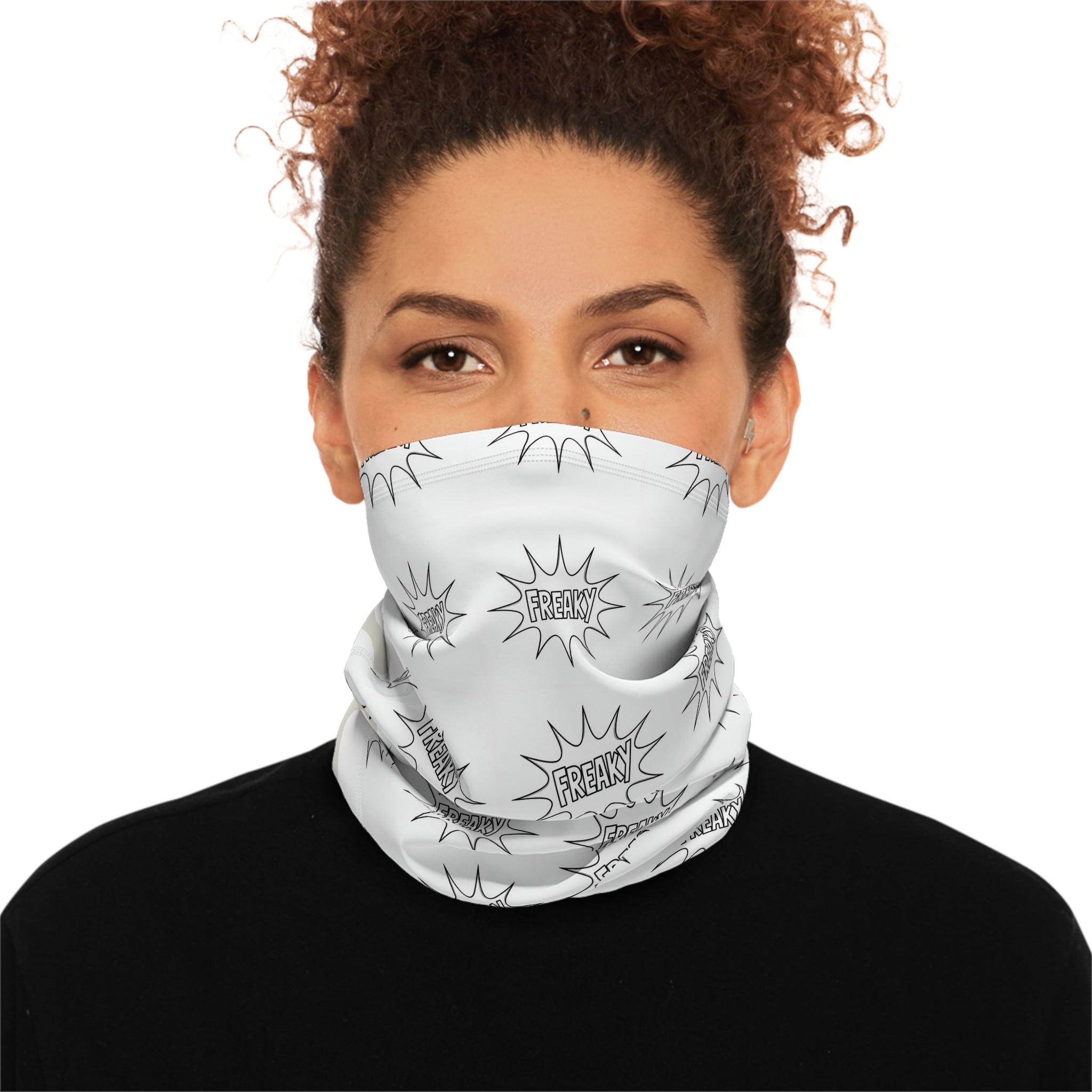 Winter Neck Gaiter with Drawstring - Versatile Cold Weather Accessory
