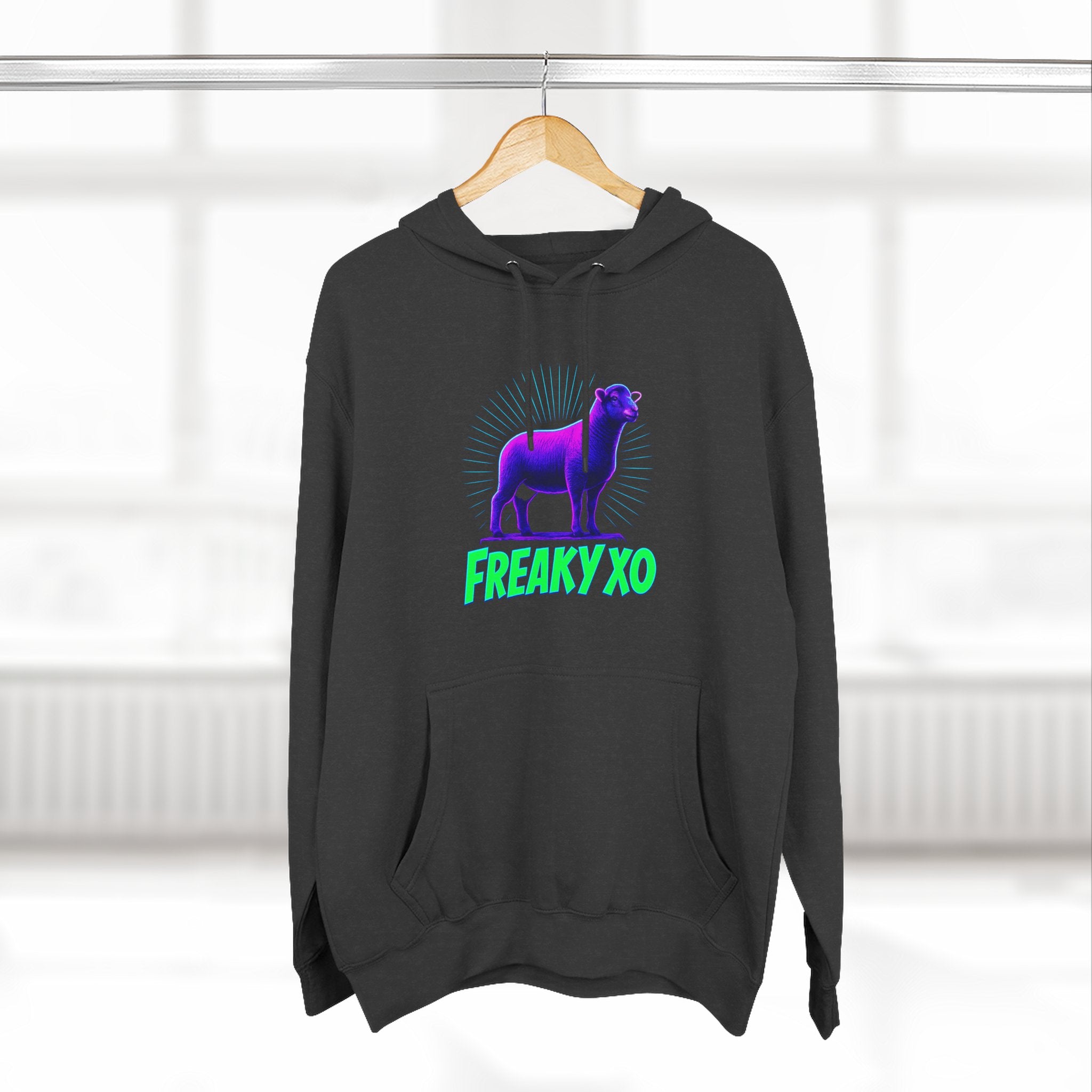 Freaky XO Two-Sided Hoodie - Cozy & Quirky Style for Fun Lovers