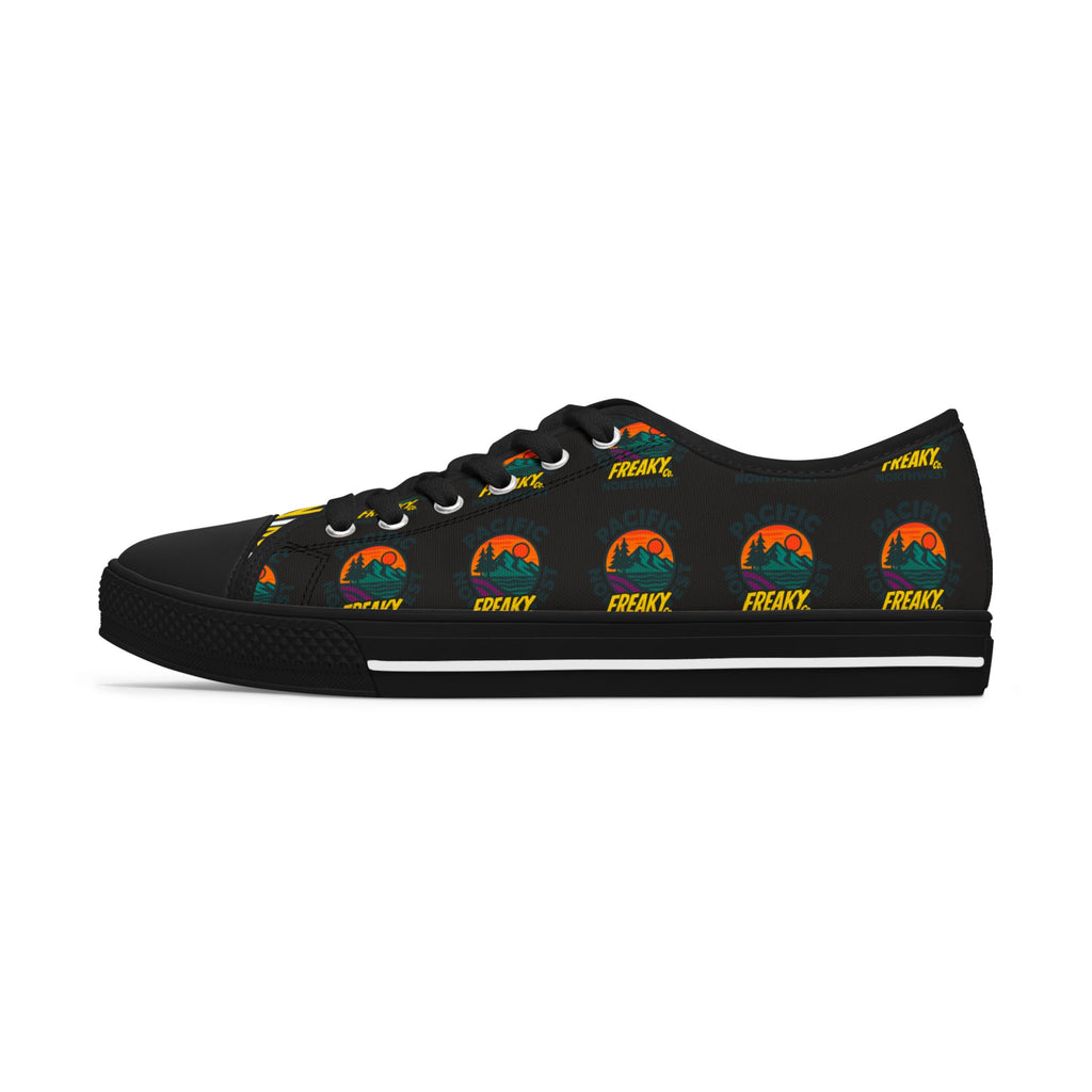 Vibrant Graphic Women's Low Top Sneakers - Perfect for Everyday Style