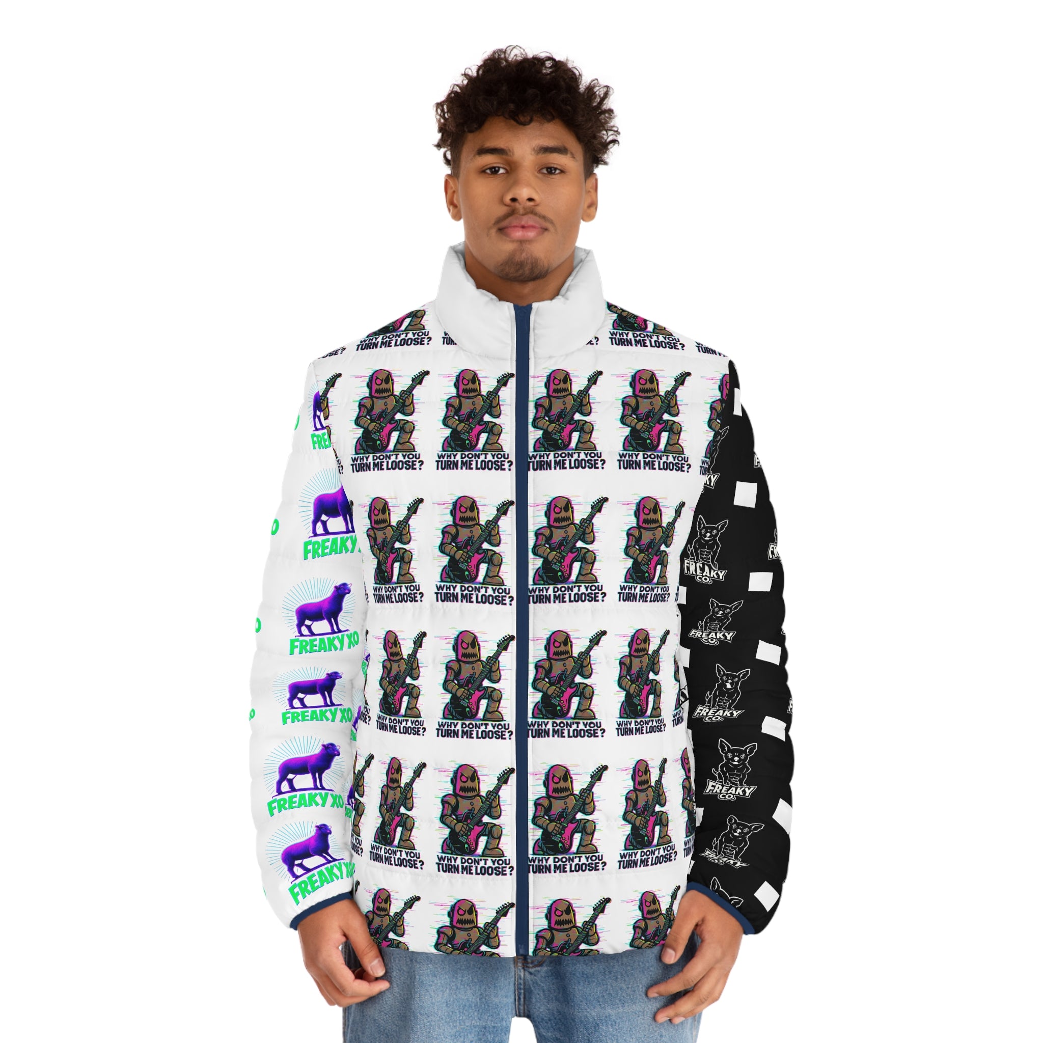 Men's Puffer Jacket (AOP)