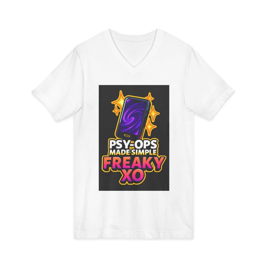 Unisex Jersey Short Sleeve V-Neck Tee