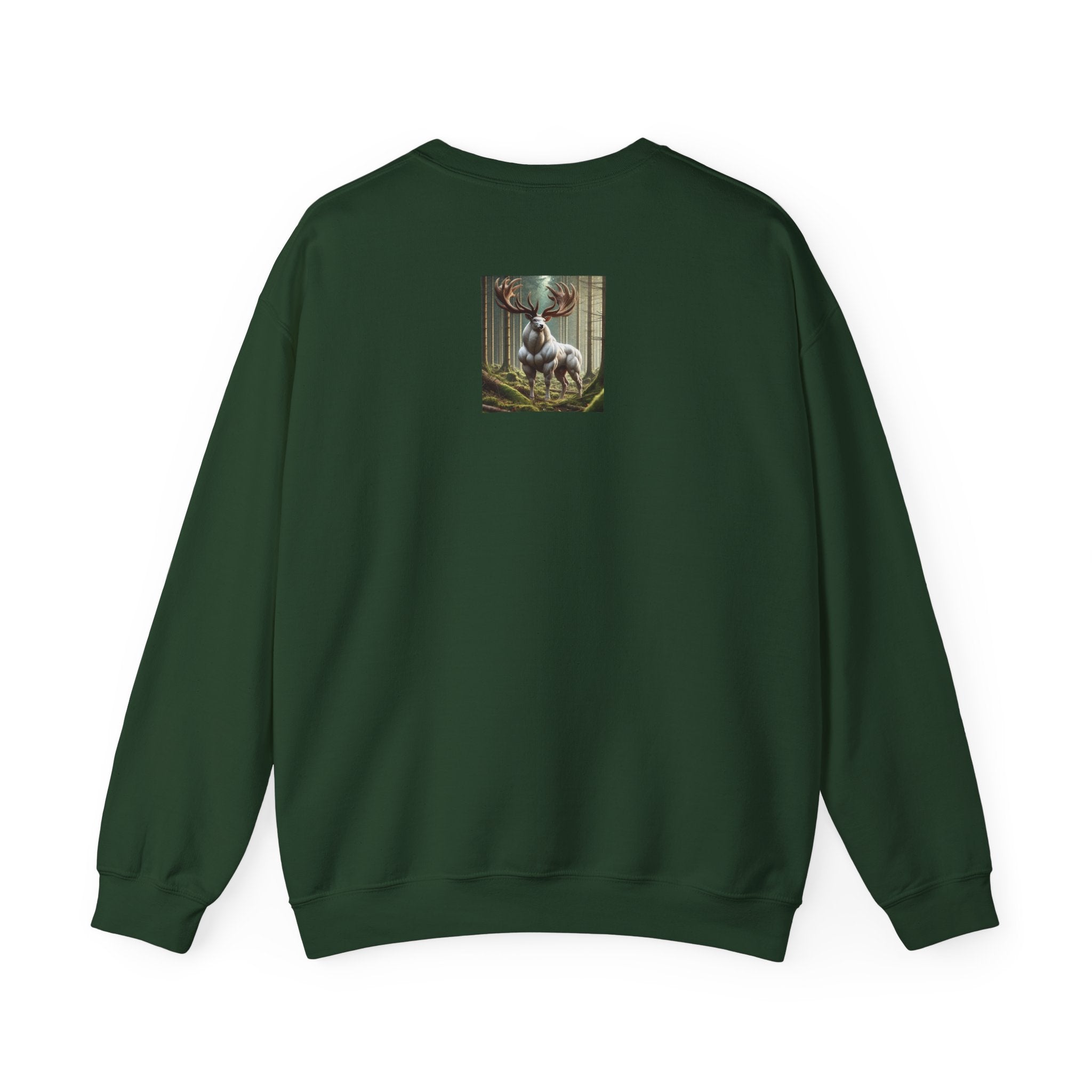 Bulldog Crewneck Sweatshirt — "Devil Dog" Military Mascot Graphic