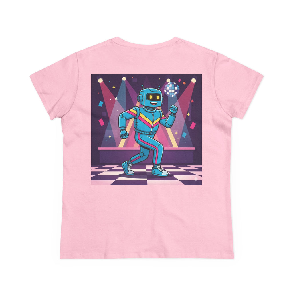 Dancing Robots Tee — “We Can Dance If We Want To” Women's Cotton T‑Shirt