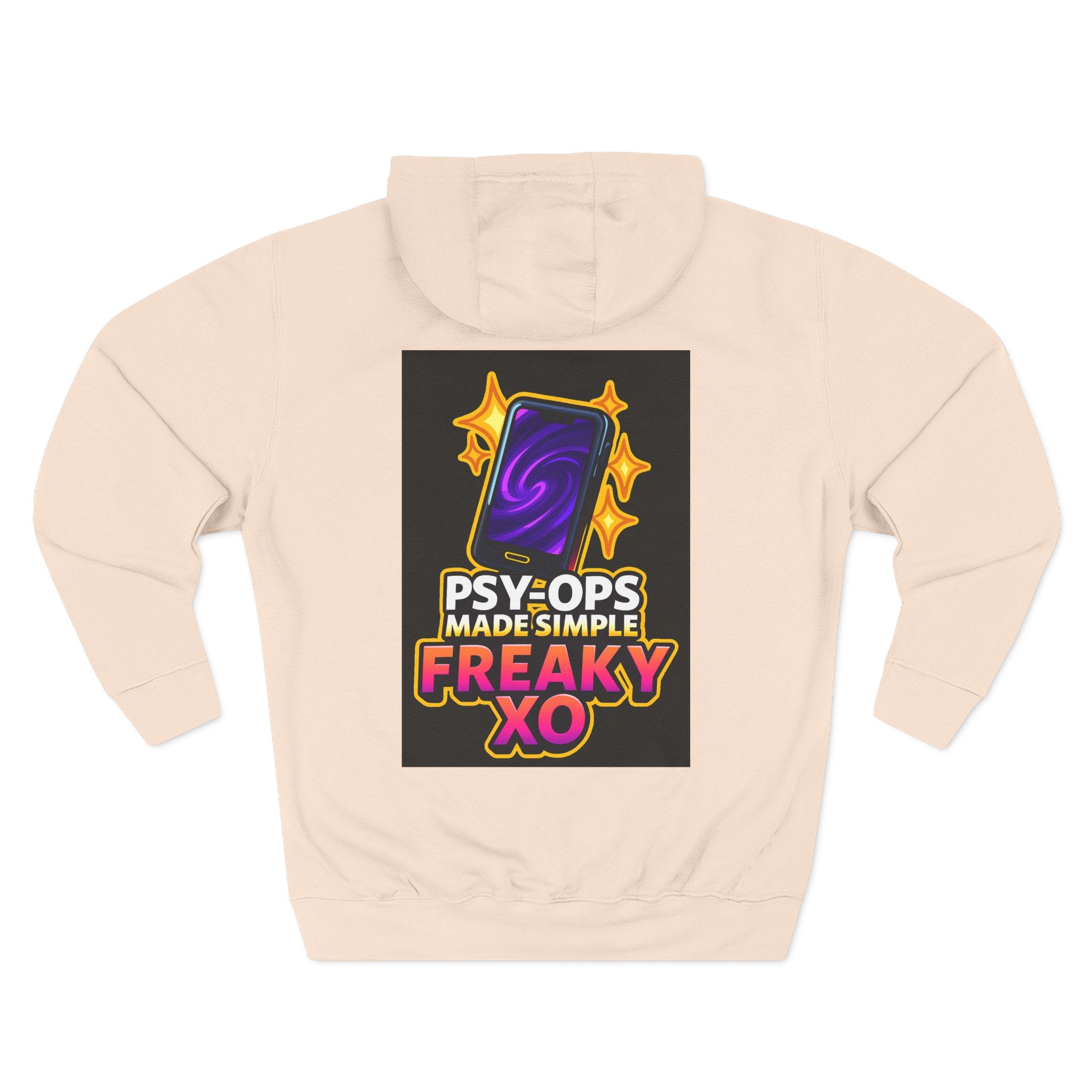 Freaky XO Two-Sided Hoodie - Cozy & Quirky Style for Fun Lovers