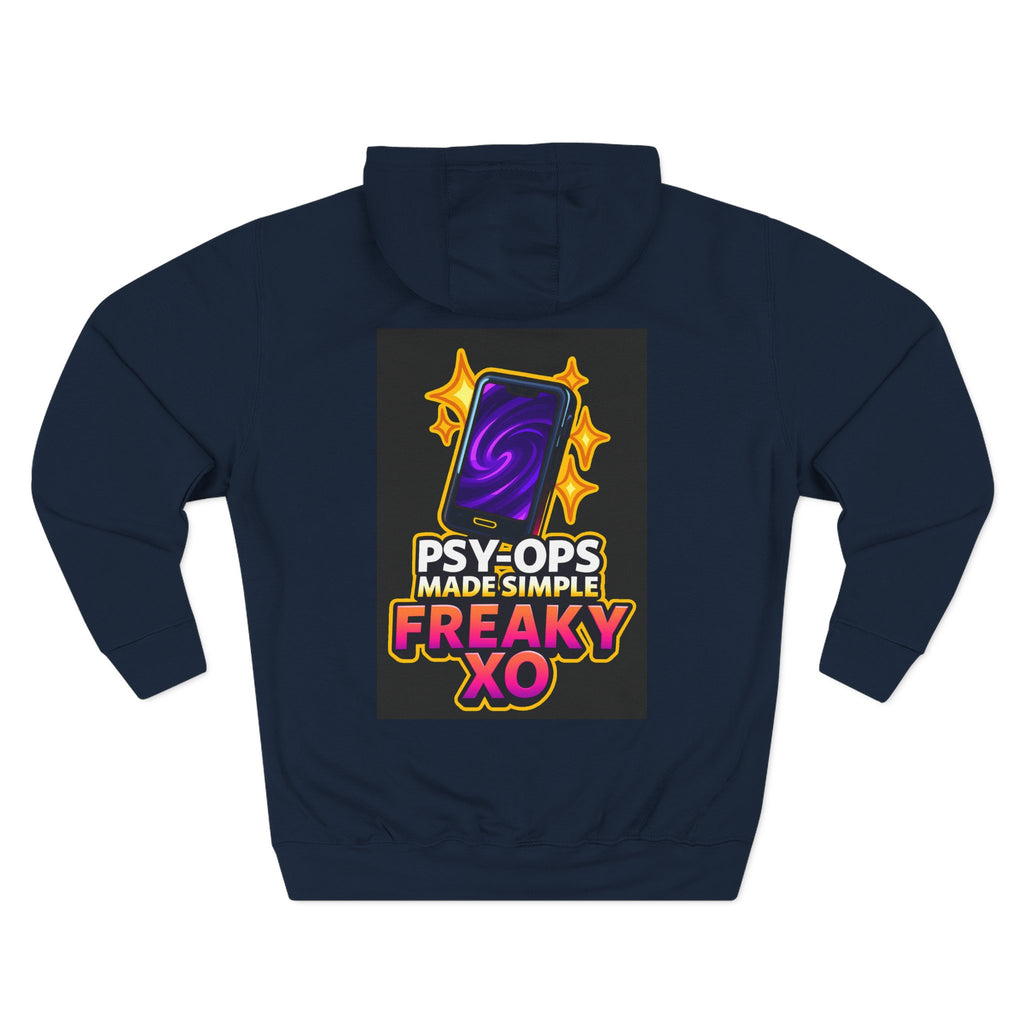 Freaky XO Two-Sided Hoodie - Cozy & Quirky Style for Fun Lovers