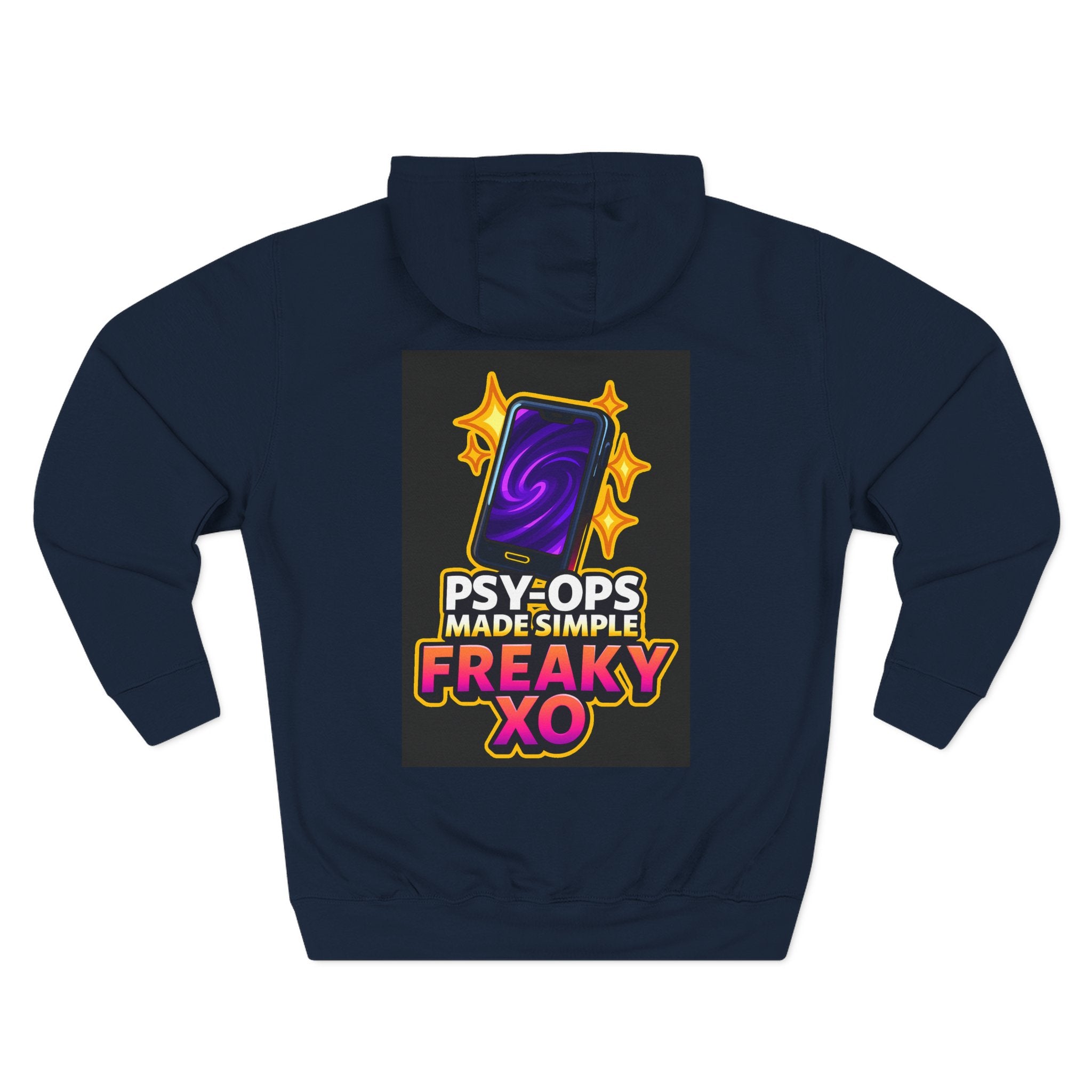 Freaky XO Two-Sided Hoodie - Cozy & Quirky Style for Fun Lovers