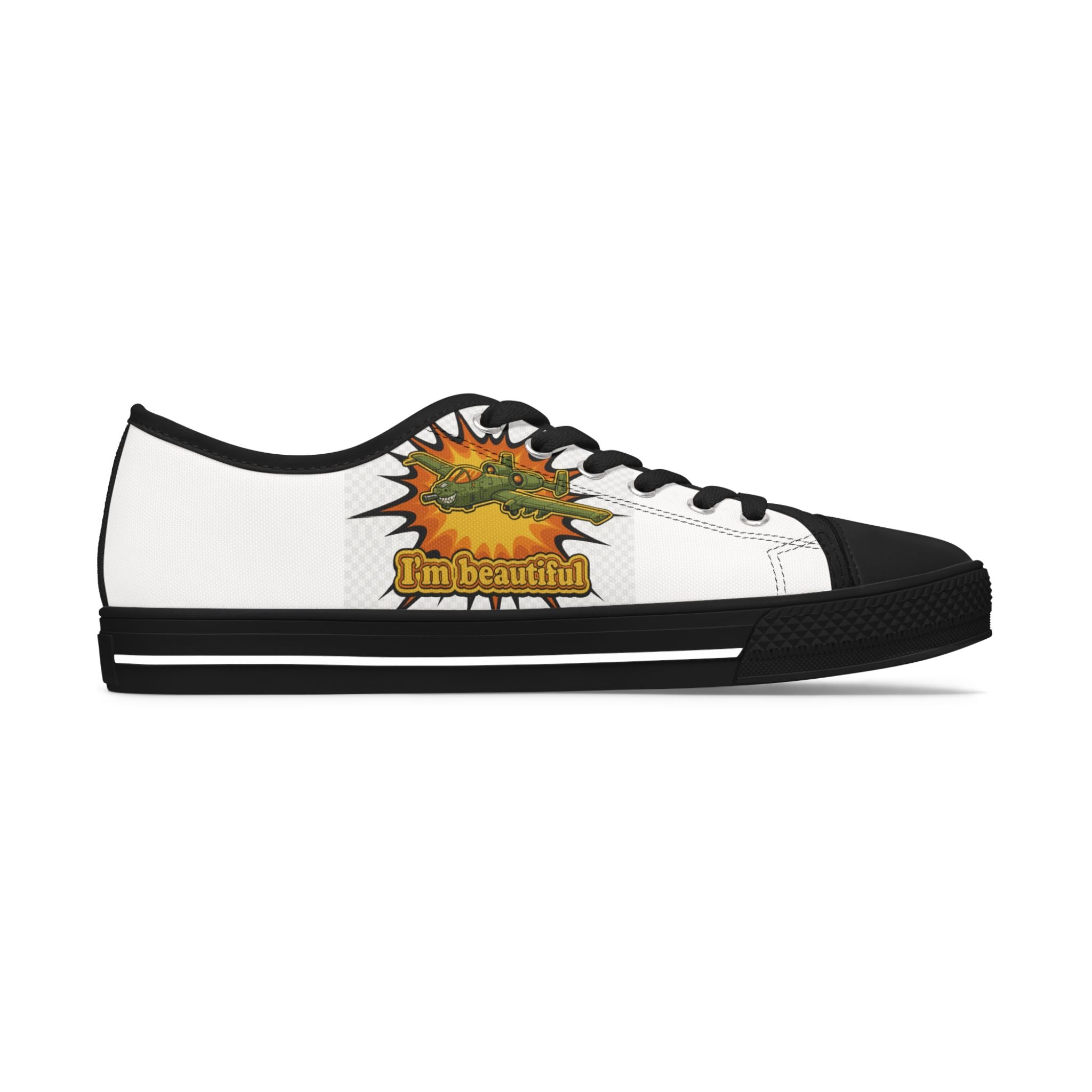 Vibrant Graphic Women's Low Top Sneakers - Perfect for Everyday Style