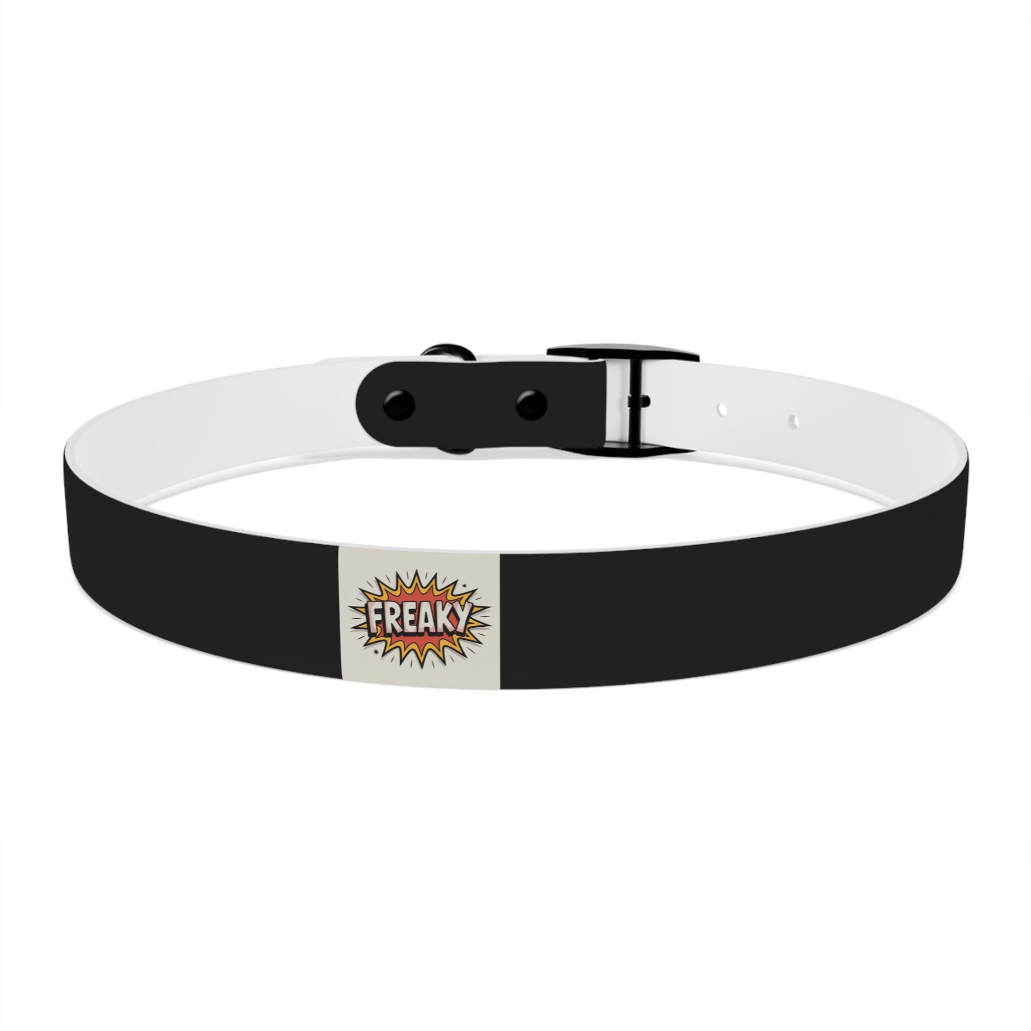Stylish Dog Collar with Fun 'Freak' Design