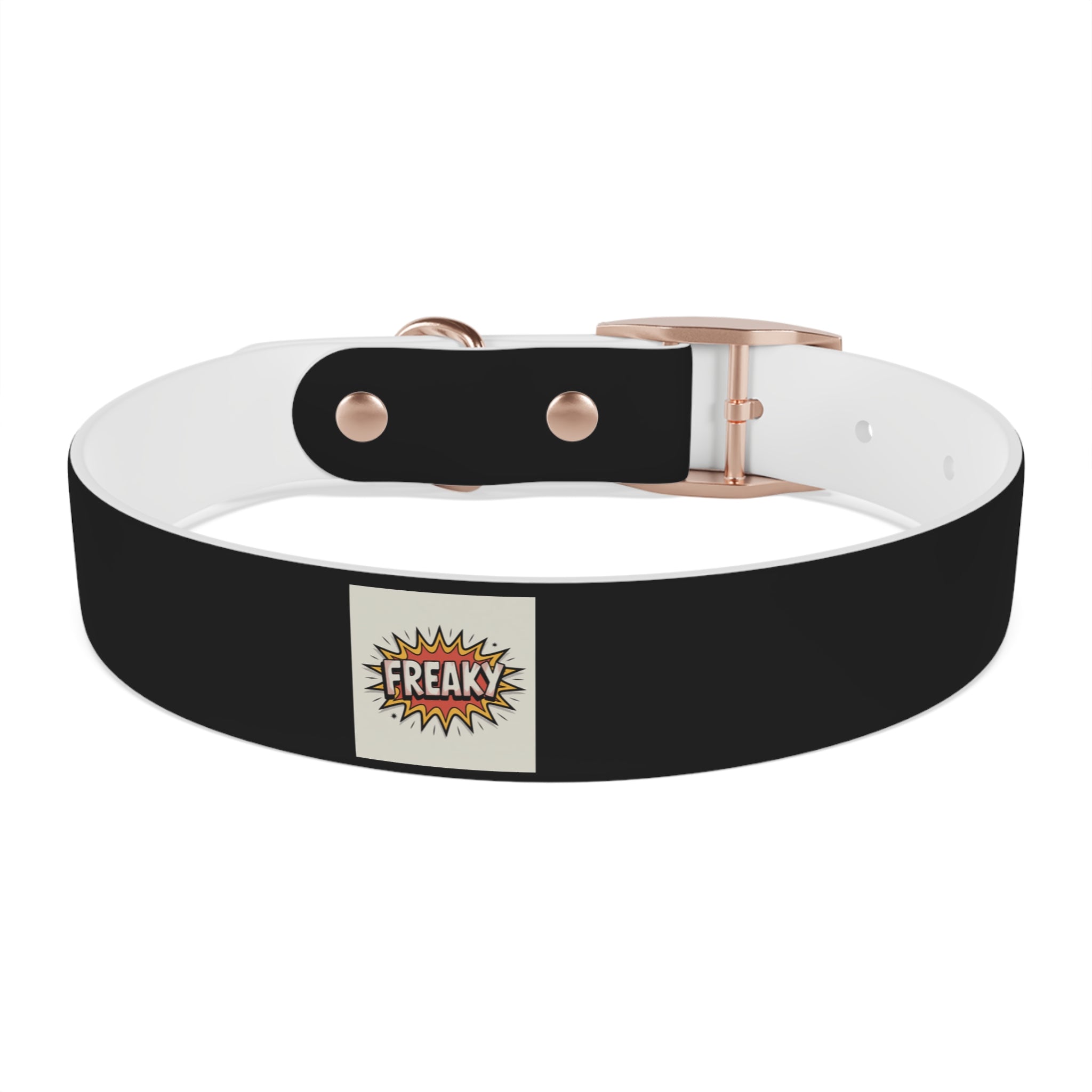 Stylish Dog Collar with Fun 'Freak' Design