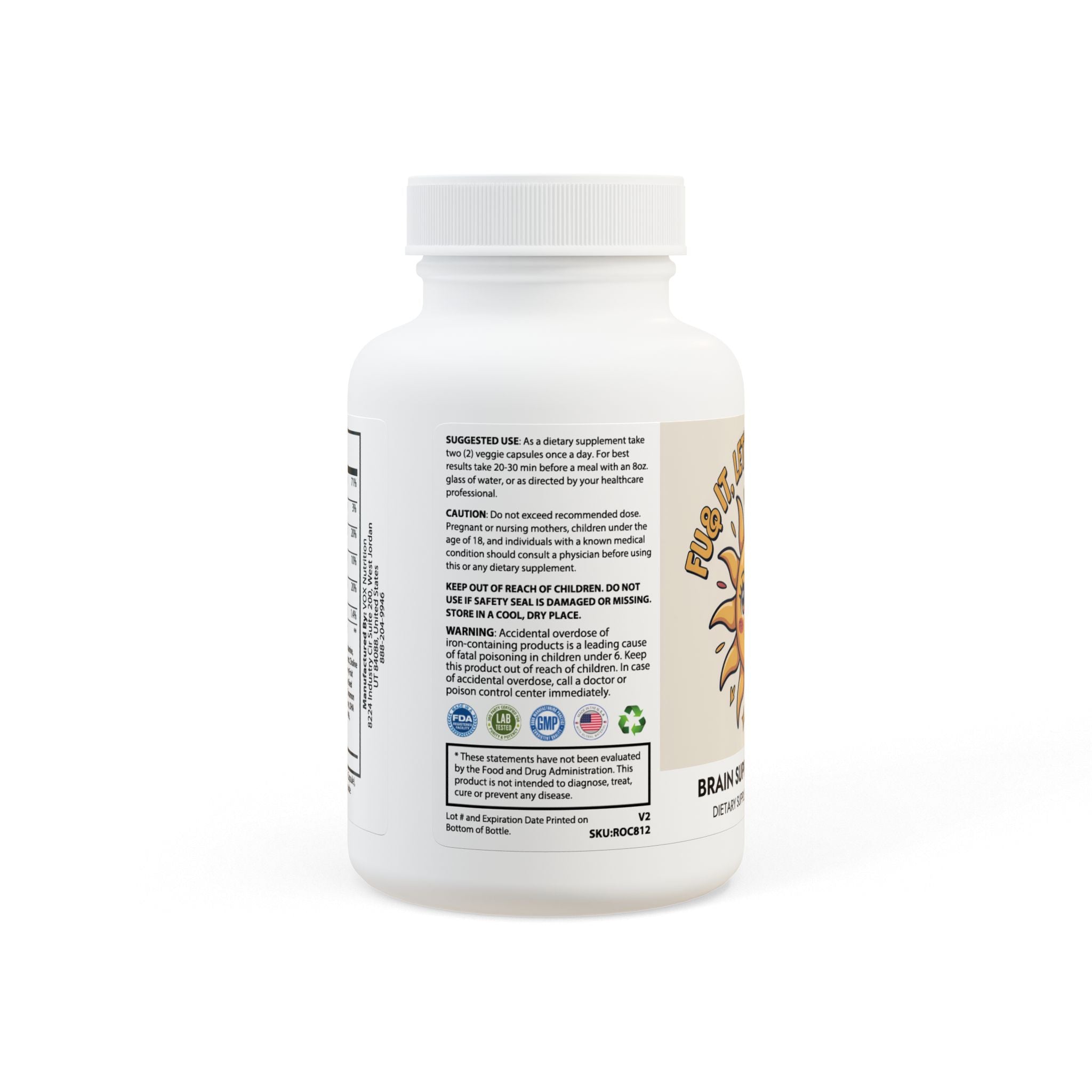 Brain Support Complex Supplement (60 Capsules)