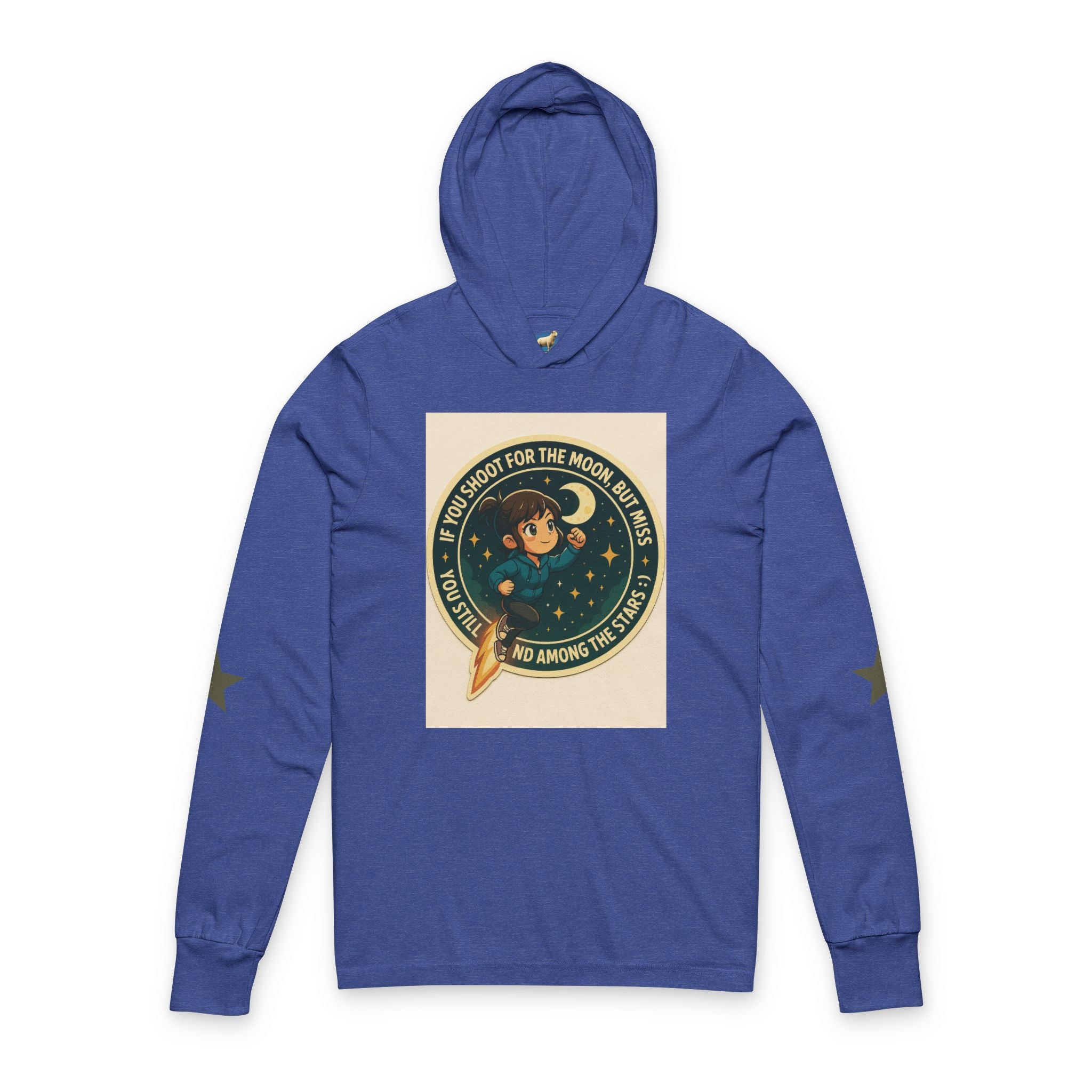 Celestial Adventure Unisex Hooded Long Sleeve Tee