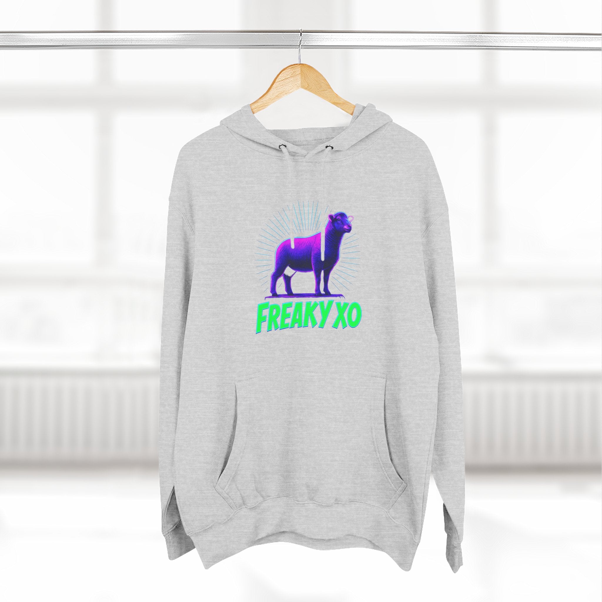 Freaky XO Two-Sided Hoodie - Cozy & Quirky Style for Fun Lovers