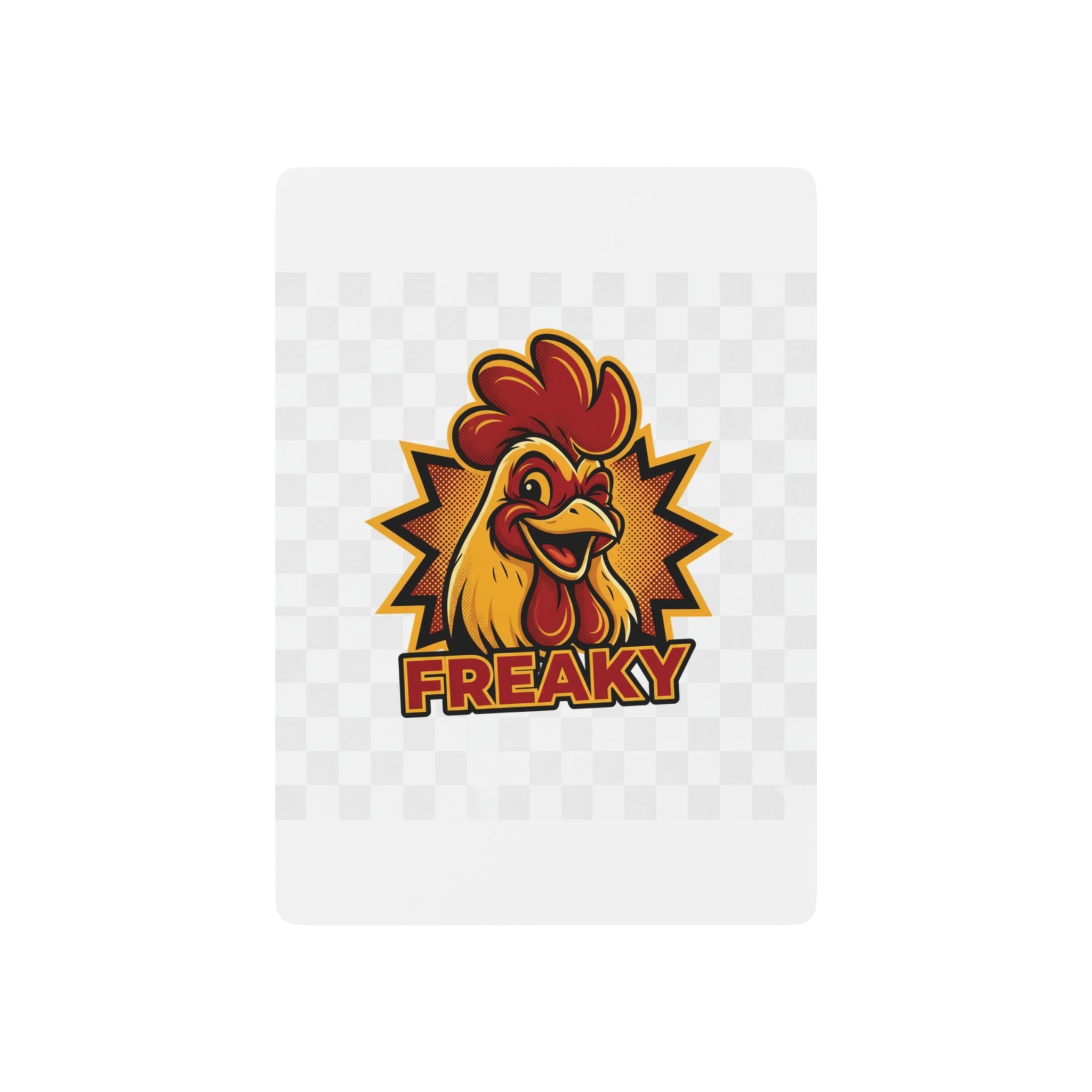 Freaky Chicken Poker Playing Cards Set