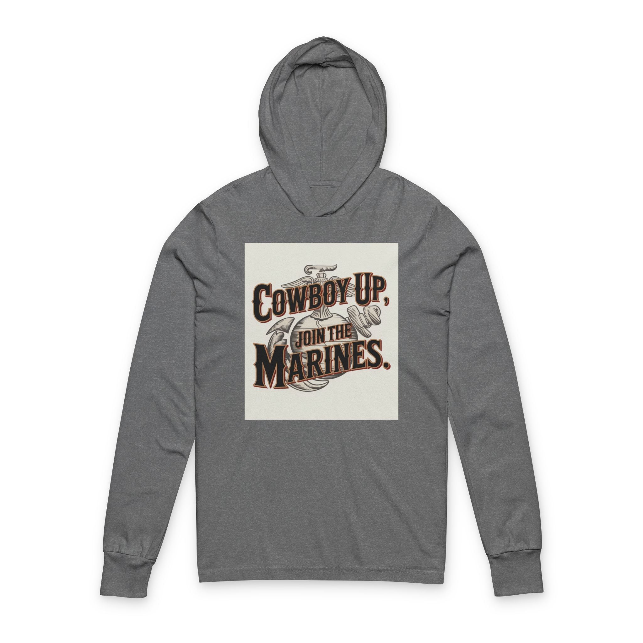 Unisex Hooded Long Sleeve Tee