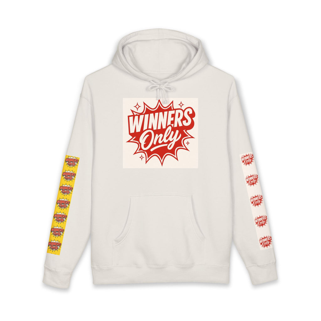 Winners Only Hooded Sweatshirt - Unisex Heavyweight, Fun Retro Design