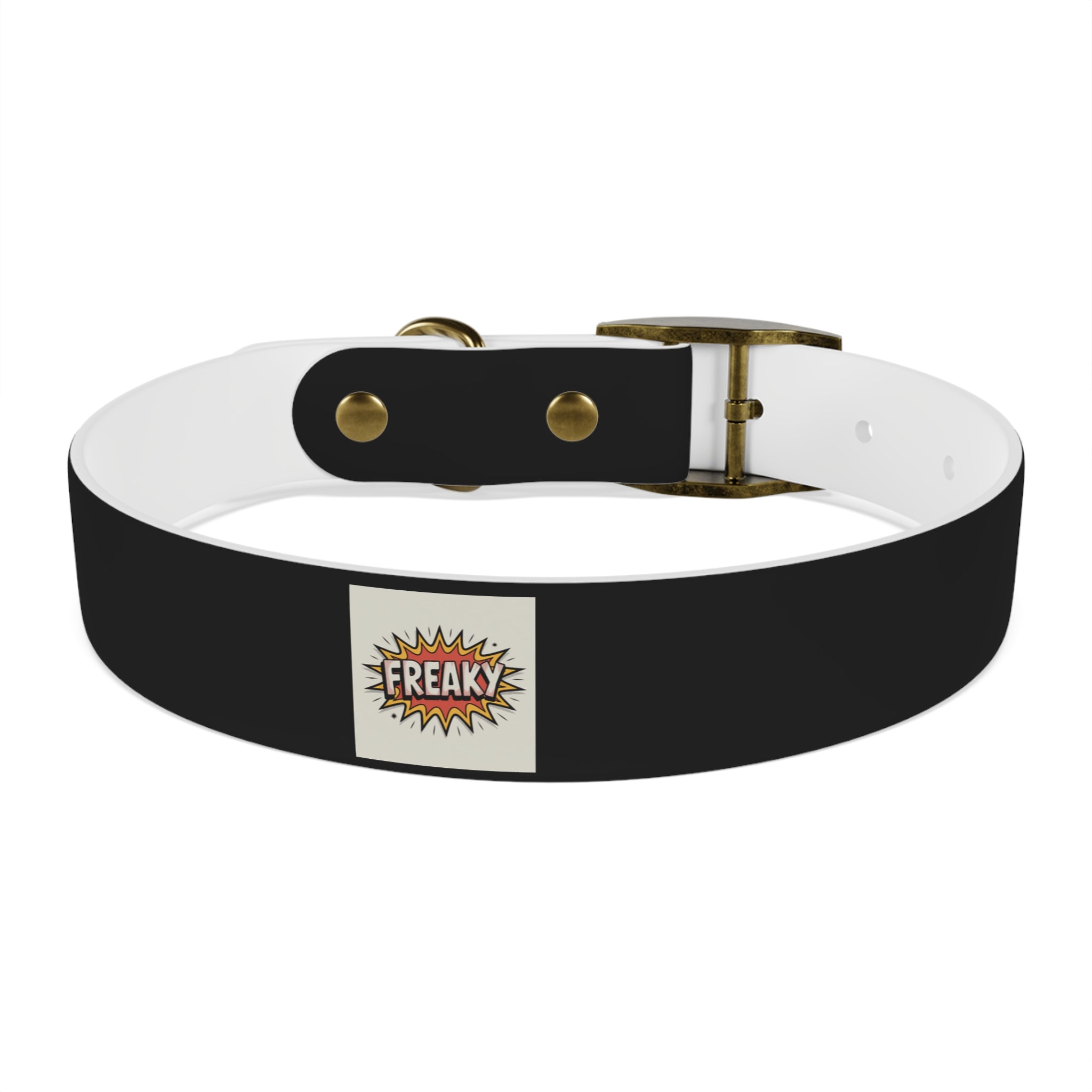 Stylish Dog Collar with Fun 'Freak' Design