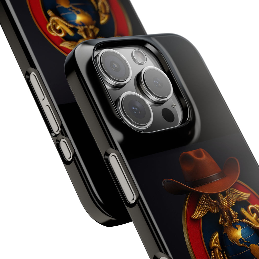 Slim Phone Case with Marine Corps Eagle Globe and Anchor Design