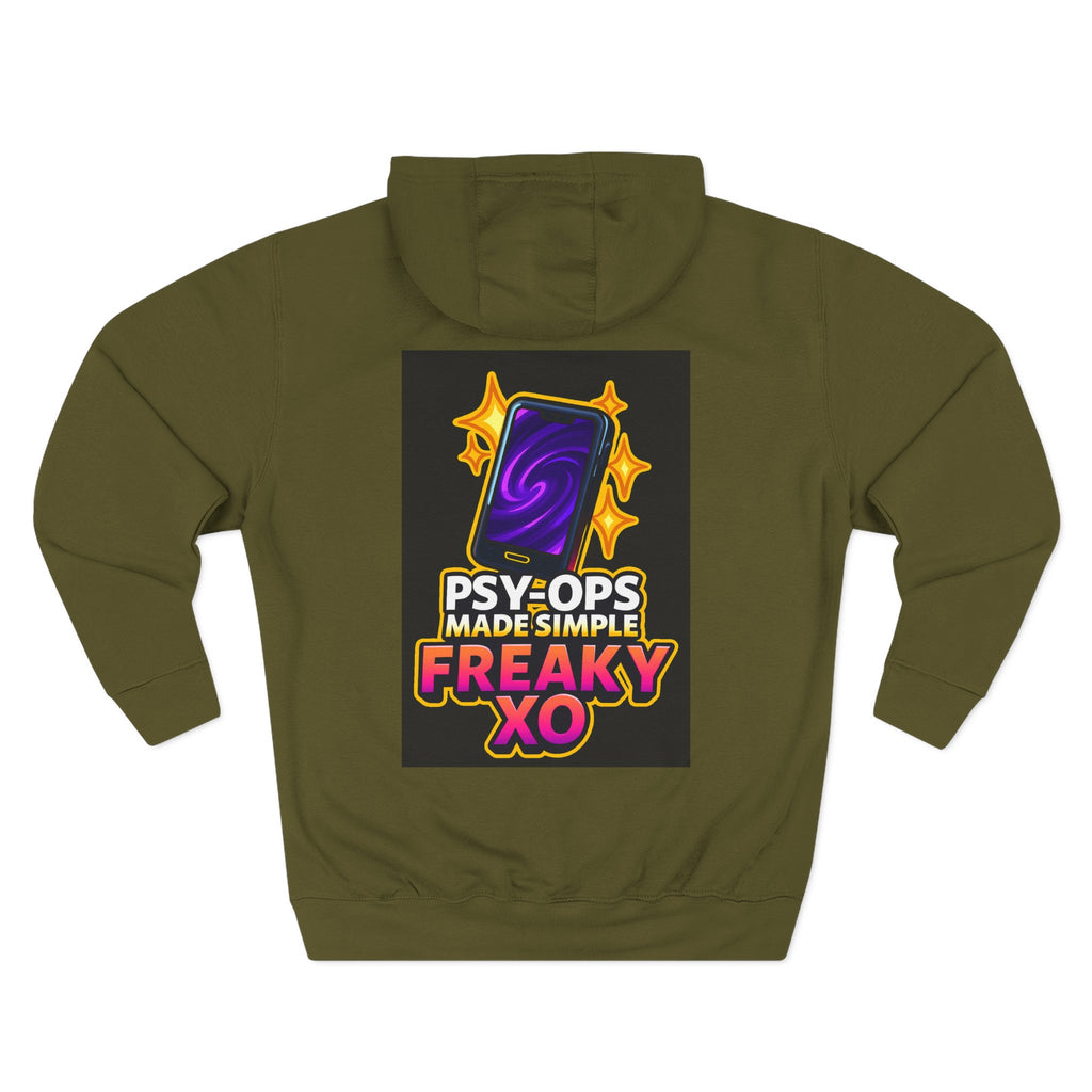 Freaky XO Two-Sided Hoodie - Cozy & Quirky Style for Fun Lovers