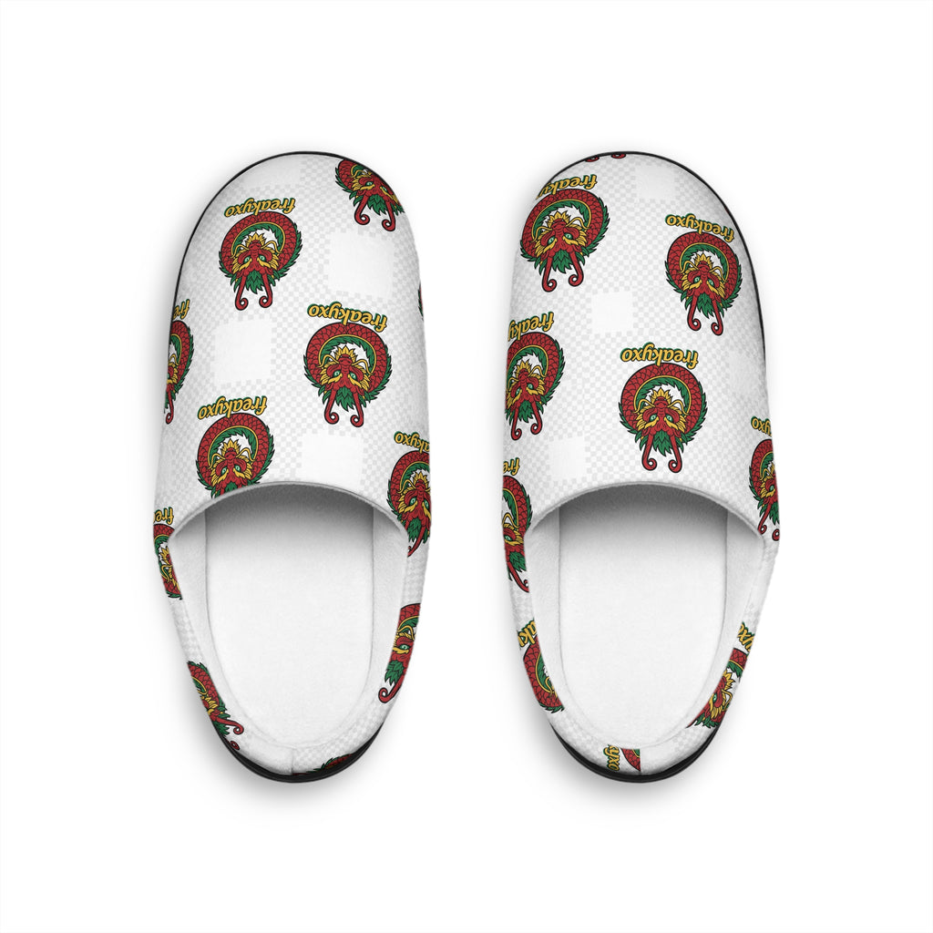 Cozy Dragon Design Men's Indoor Slippers