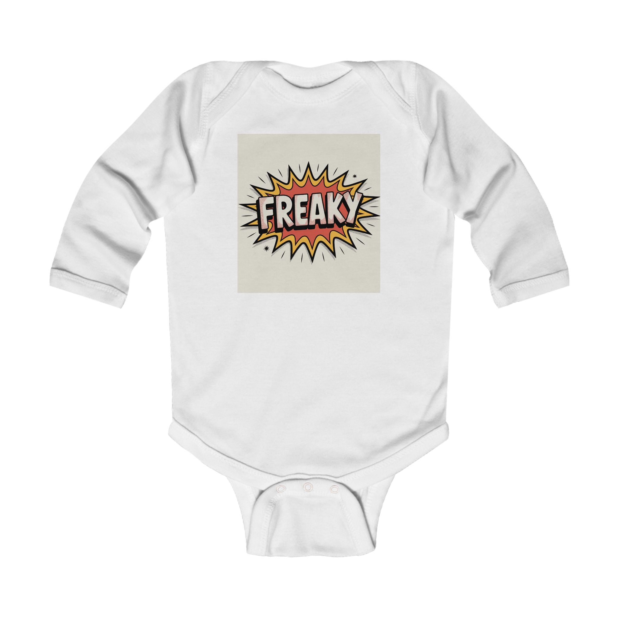Freaky Baby Bodysuit - Fun Long Sleeve Onesie for Infants