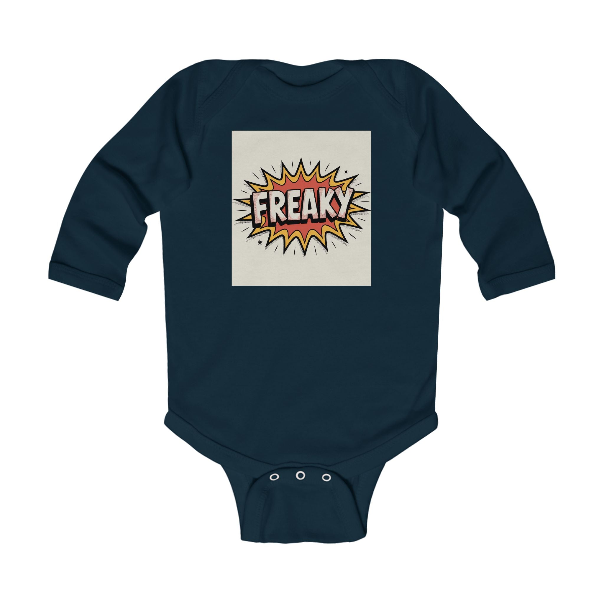 Freaky Baby Bodysuit - Fun Long Sleeve Onesie for Infants