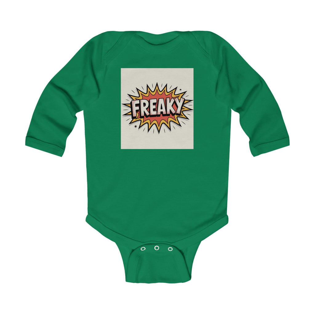 Freaky Baby Bodysuit - Fun Long Sleeve Onesie for Infants