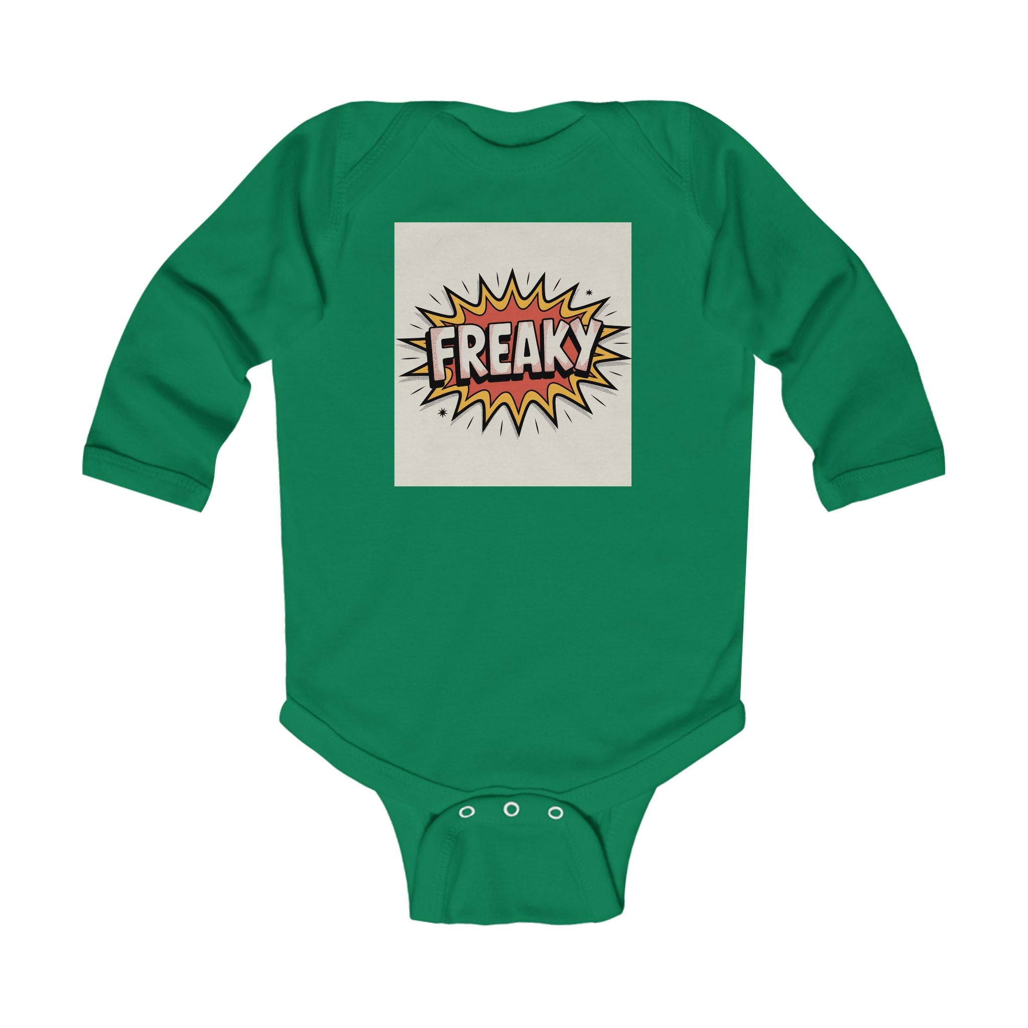 Freaky Baby Bodysuit - Fun Long Sleeve Onesie for Infants