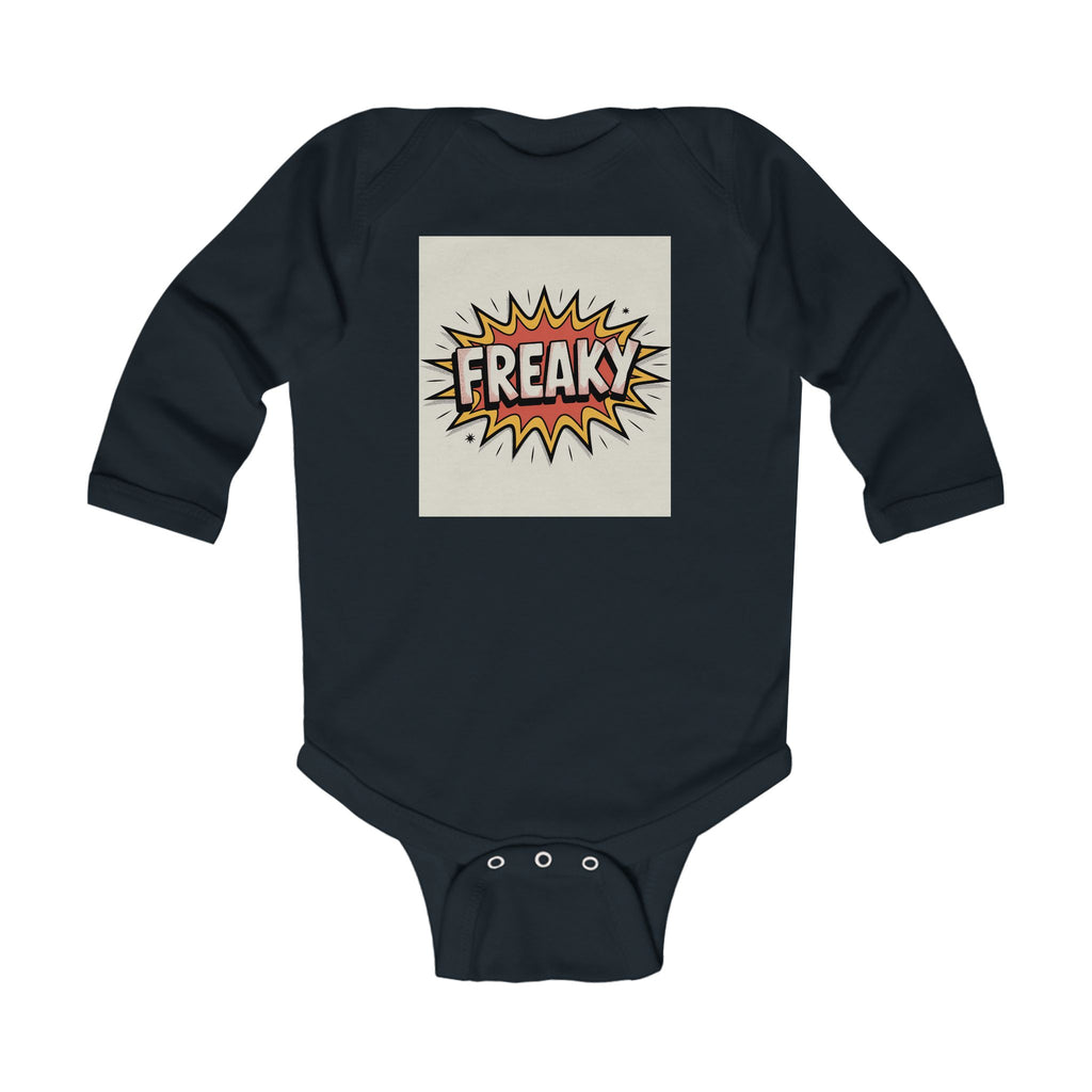Freaky Baby Bodysuit - Fun Long Sleeve Onesie for Infants