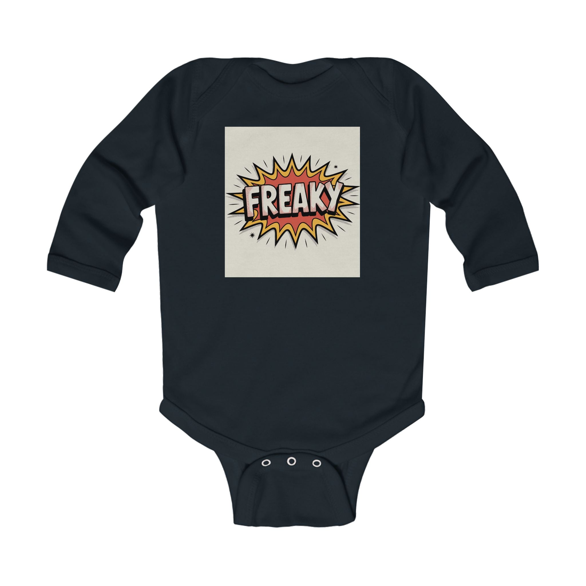 Freaky Baby Bodysuit - Fun Long Sleeve Onesie for Infants
