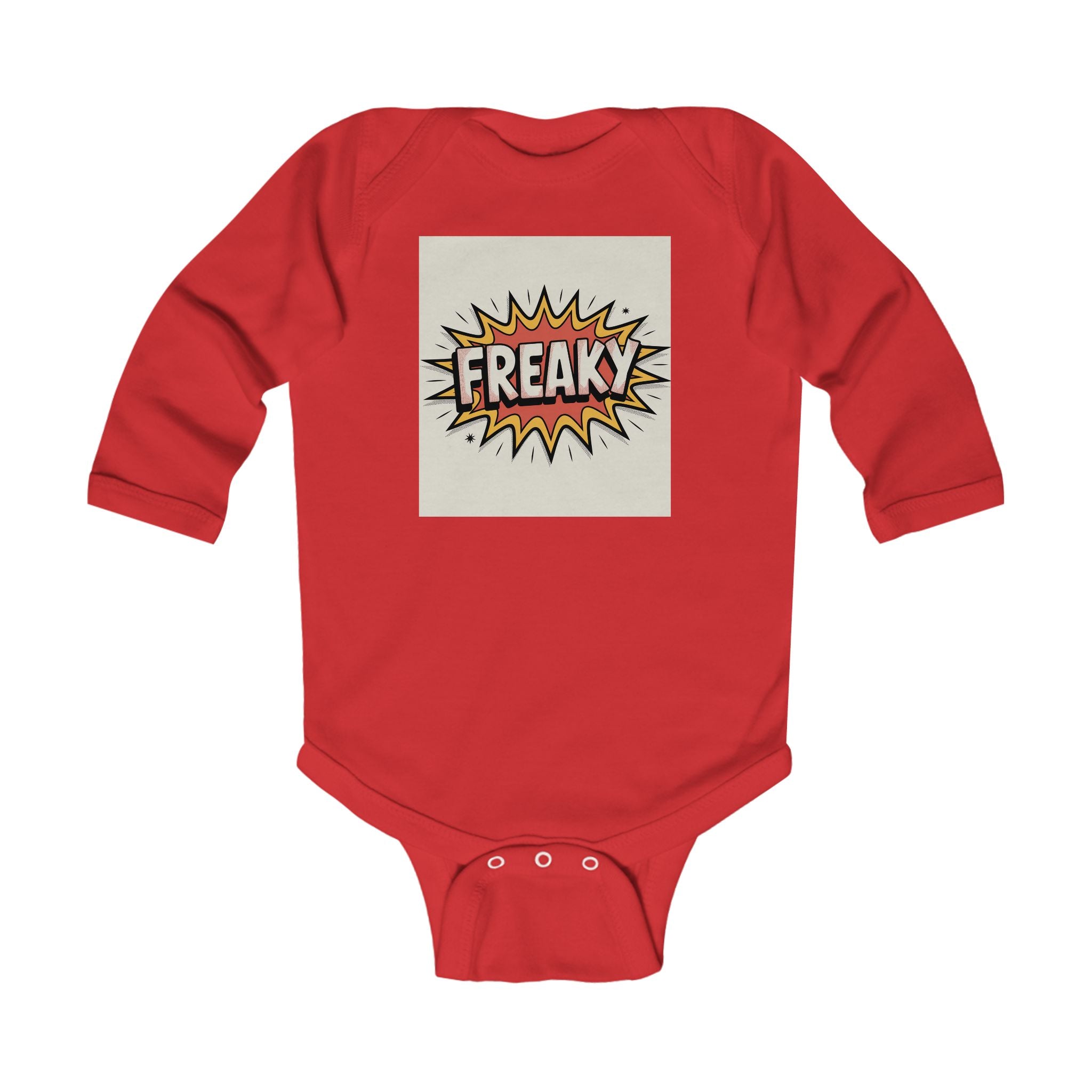 Freaky Baby Bodysuit - Fun Long Sleeve Onesie for Infants