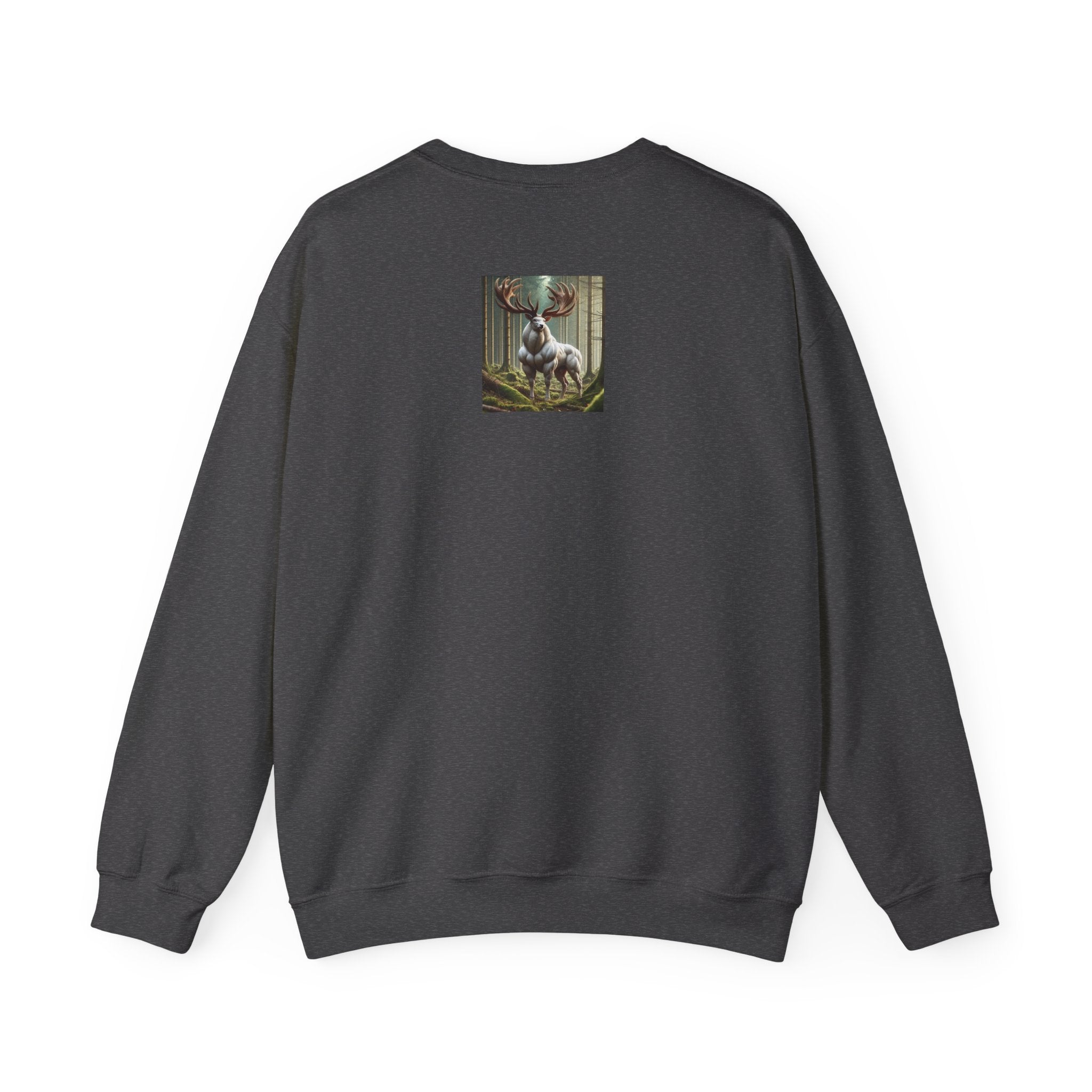 Bulldog Crewneck Sweatshirt — "Devil Dog" Military Mascot Graphic