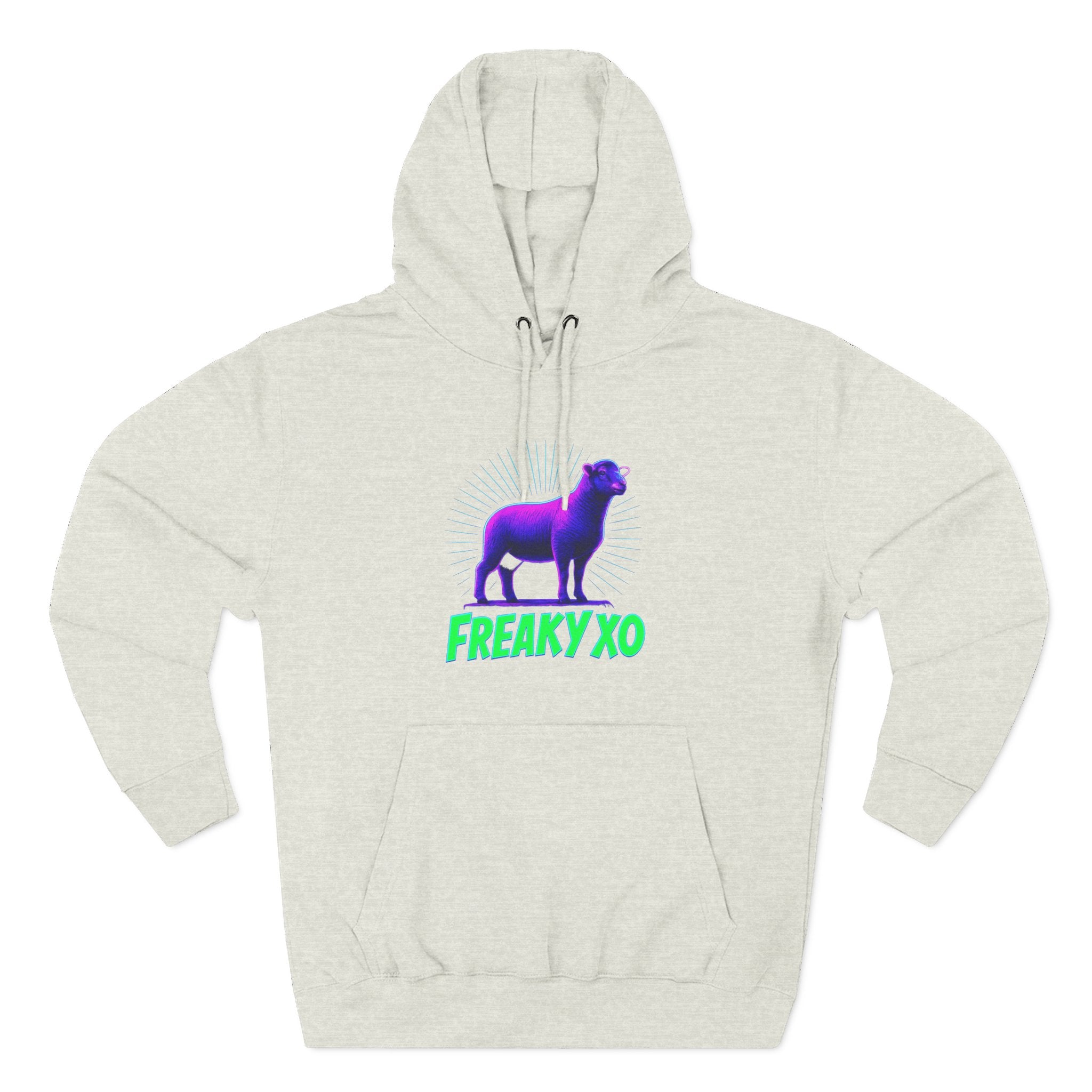 Freaky XO Two-Sided Hoodie - Cozy & Quirky Style for Fun Lovers